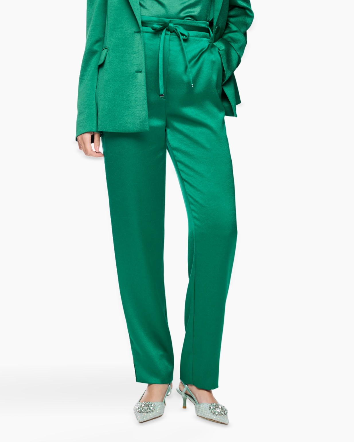groen, broek, pantalon, broekpak, passen