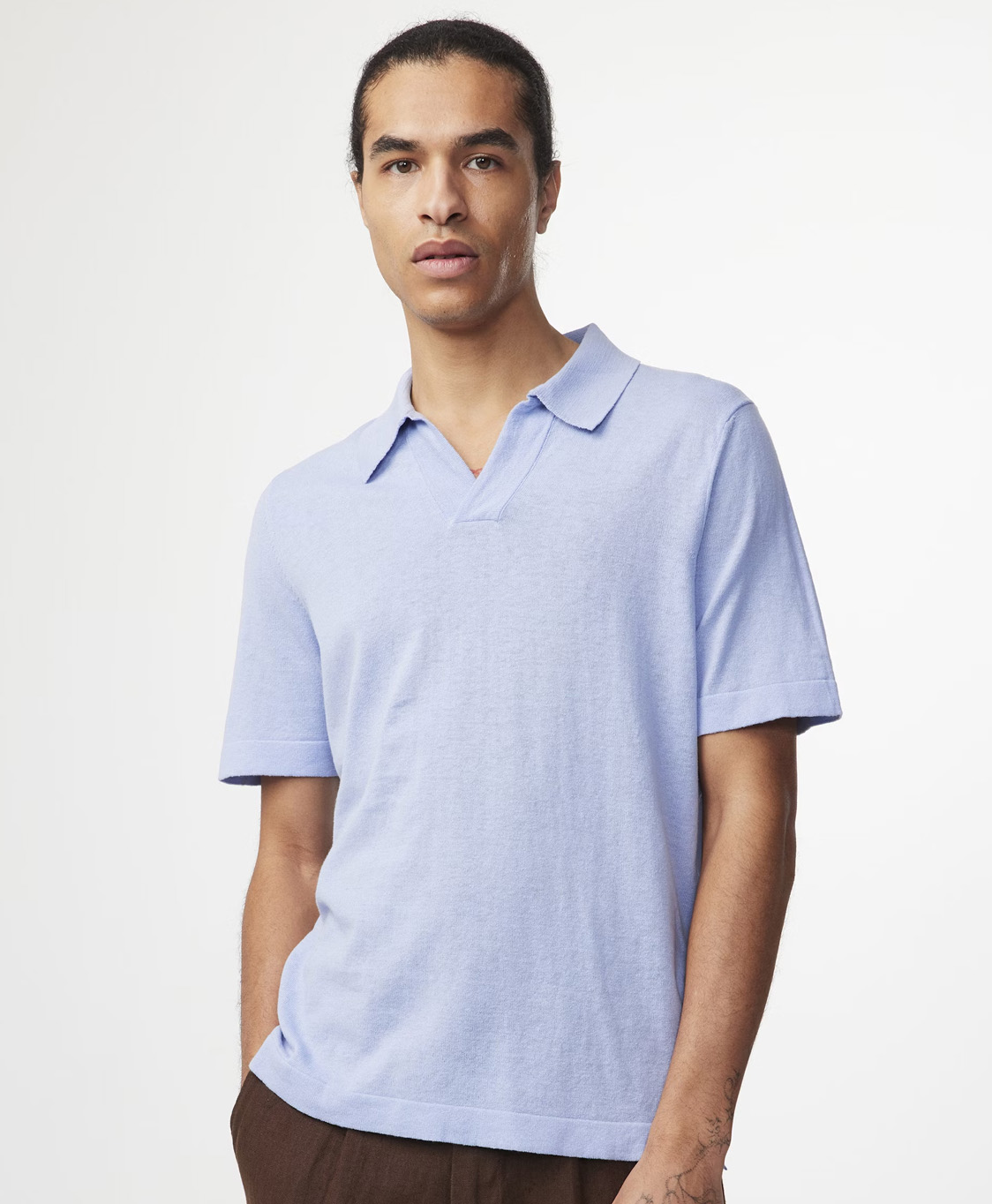 Nn07 Polo Polo Shirt Ryan Licht Blauw