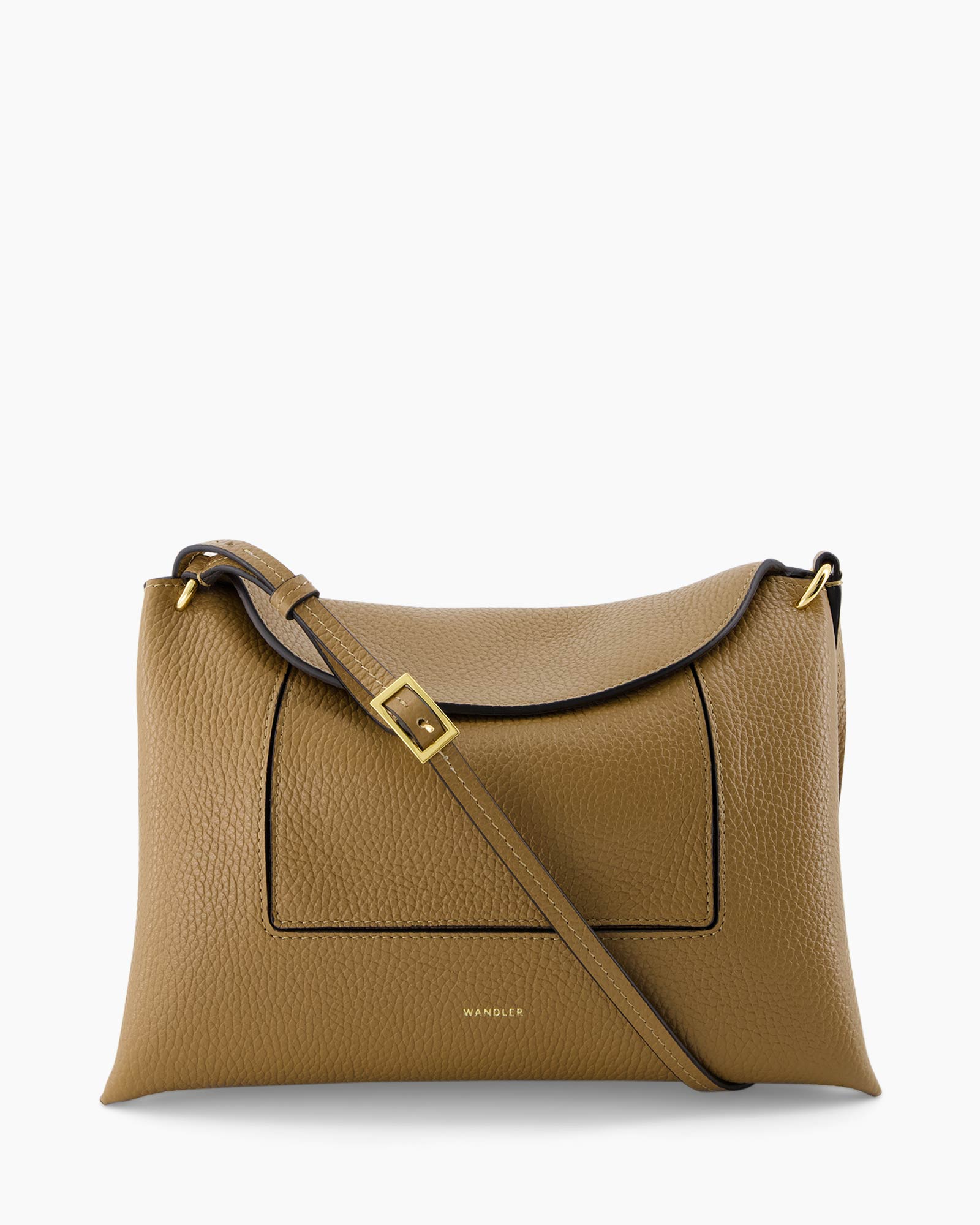 Crossbody Tas Penelope Slouch Licht Bruin