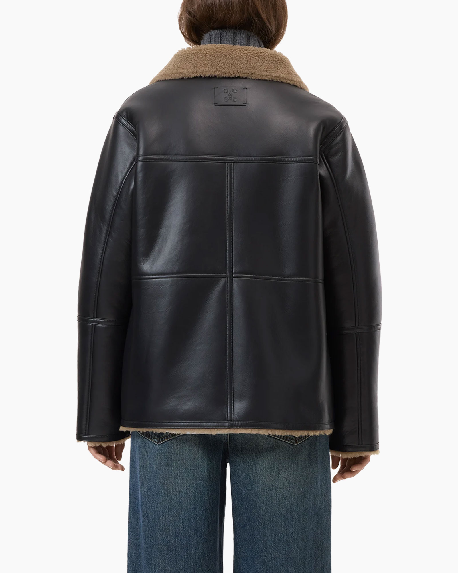Closed Jack Shearling Zwart
