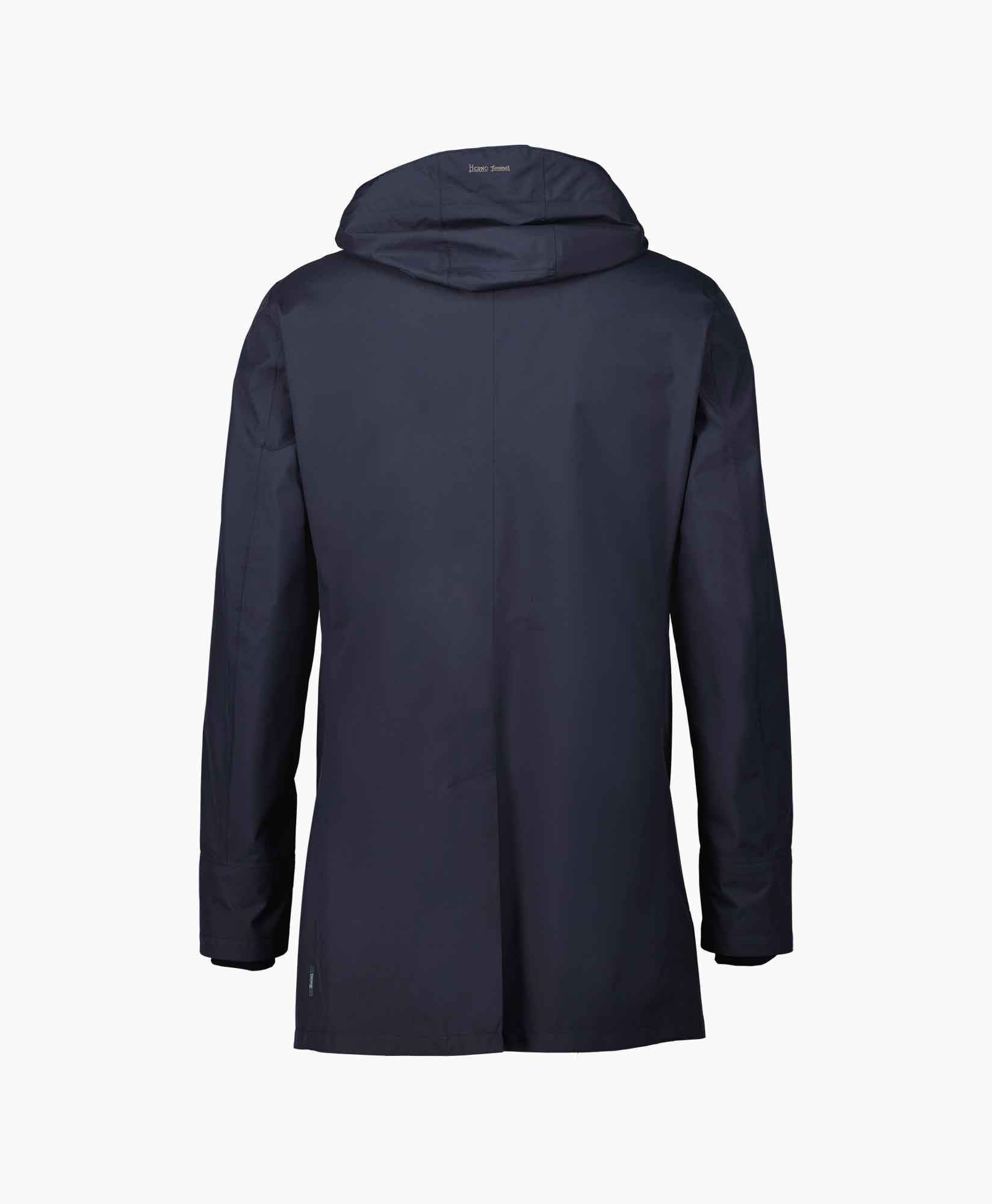 Herno Trenchcoat Im038ul Donker Blauw