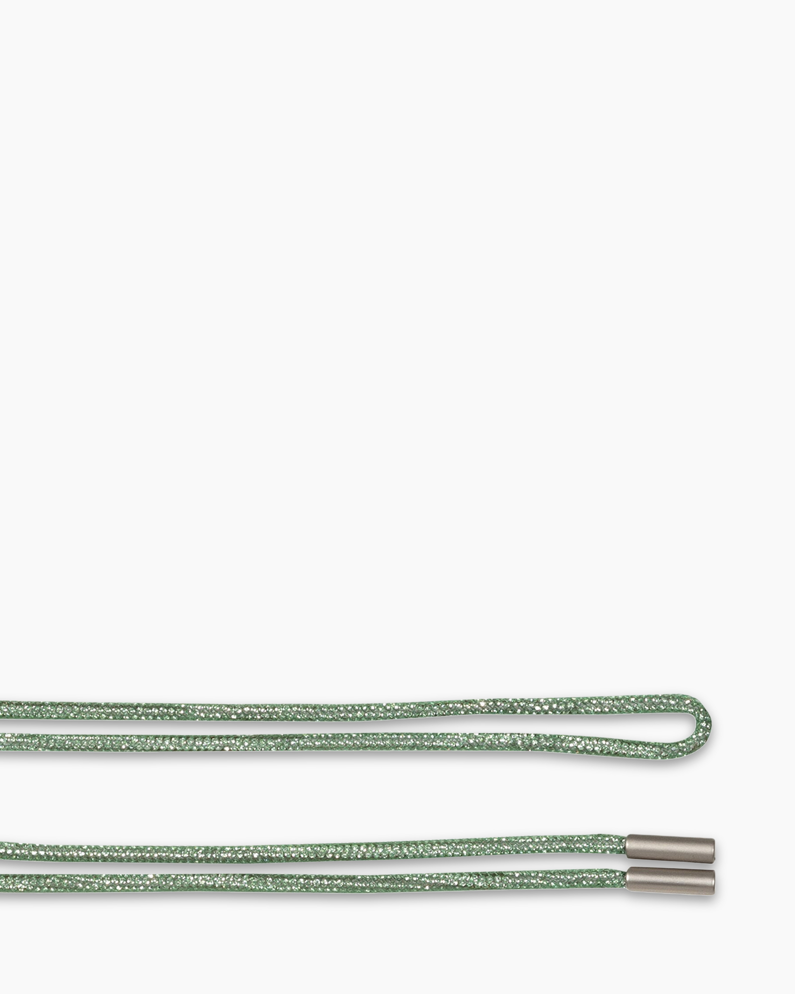 veters, snoer, groen, metalen punten, koord