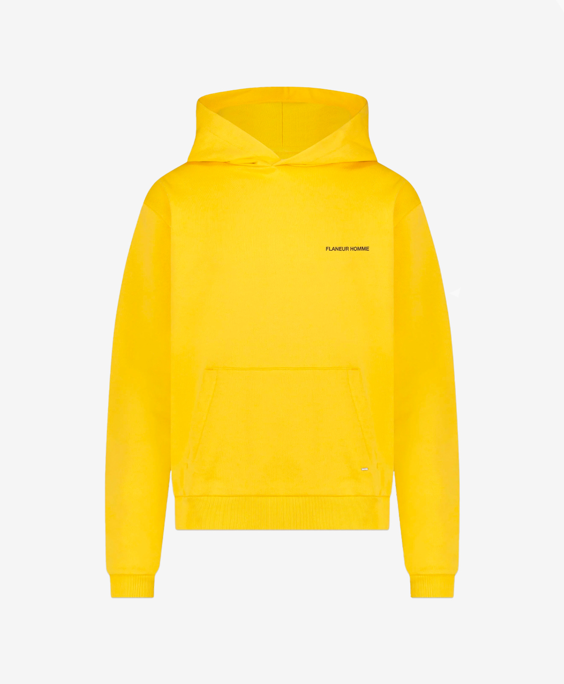 Flaneur Homme Hoodie Peace Hoodie Geel