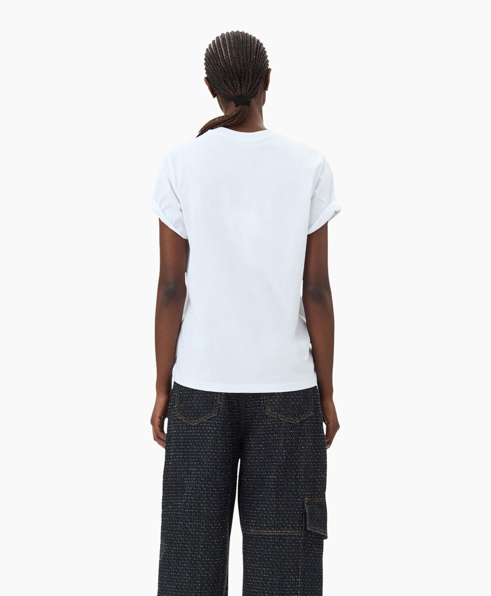 T-shirt Korte Mouw Basic Jersey Kittens Relaxed Wit