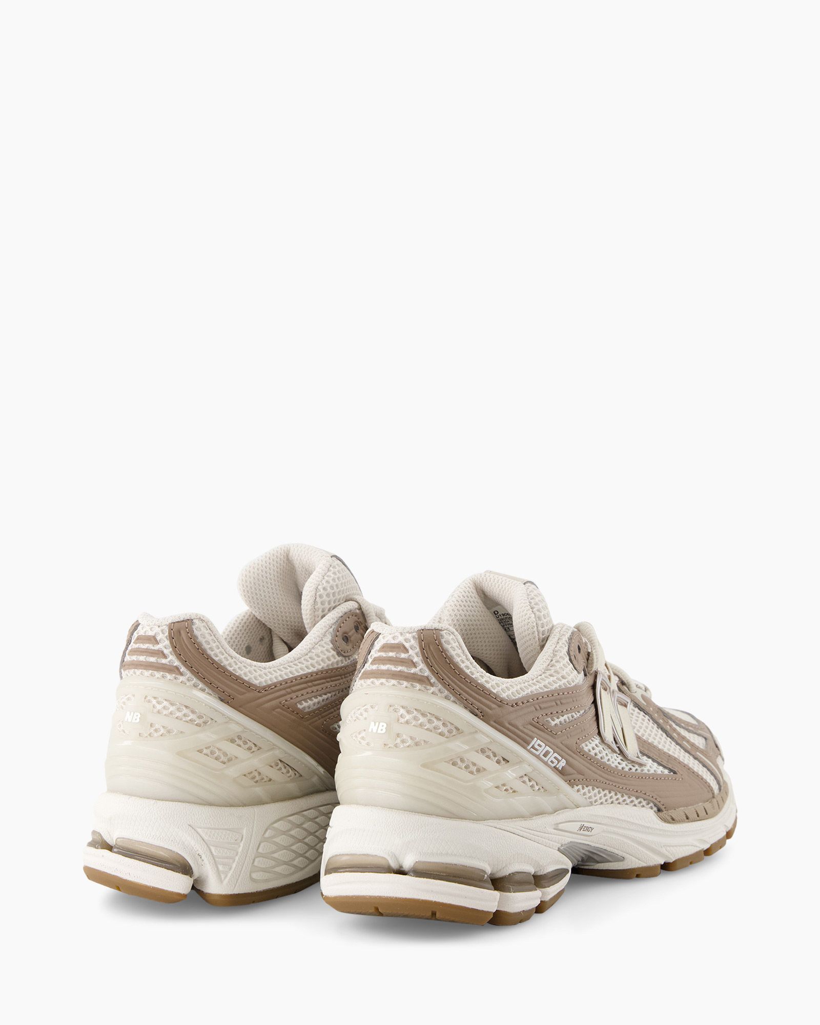 sneakers, running shoes, mesh upper, neutrale beige, zachte zool