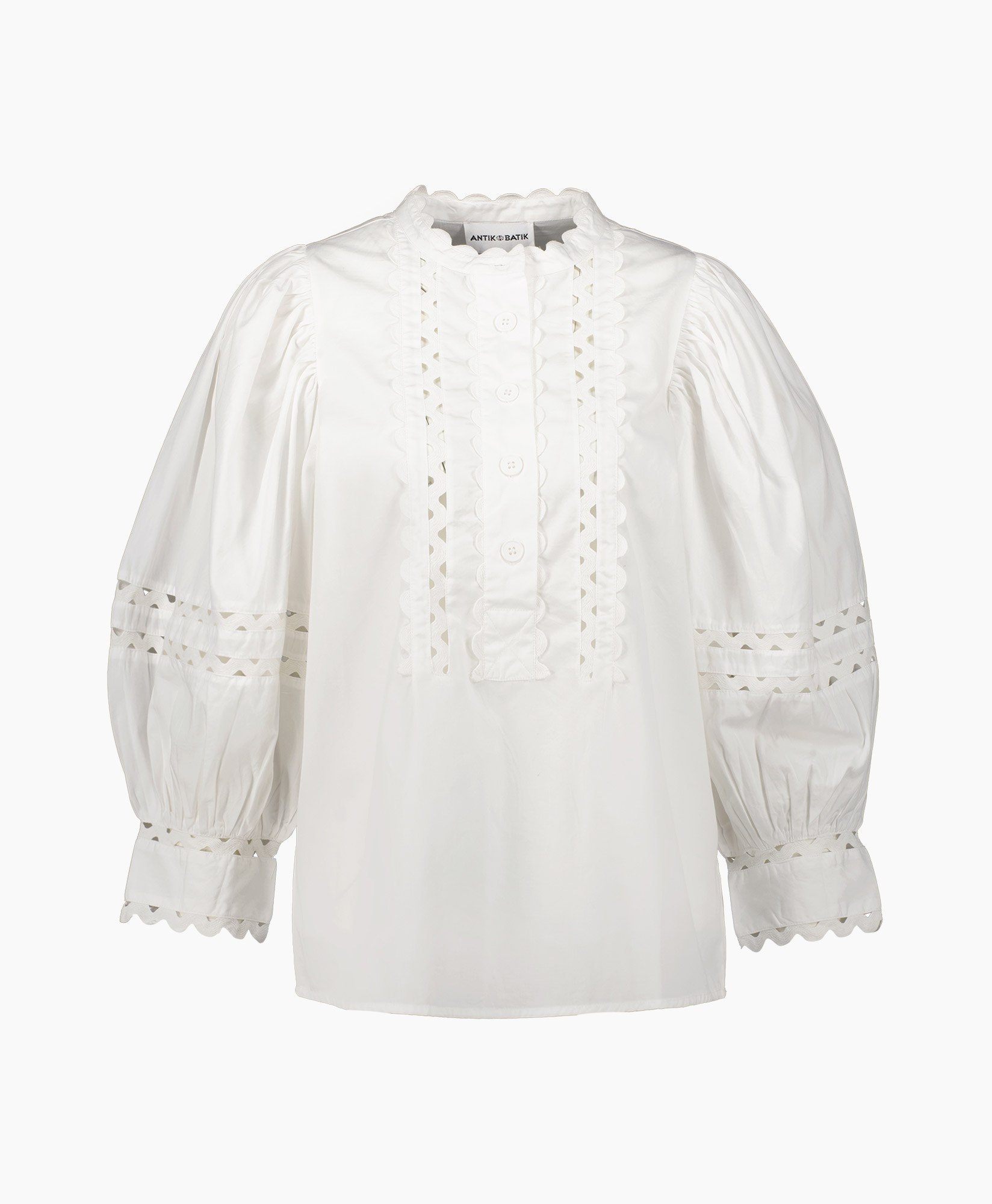 Antik Batik Blouse Roda1blo Wit