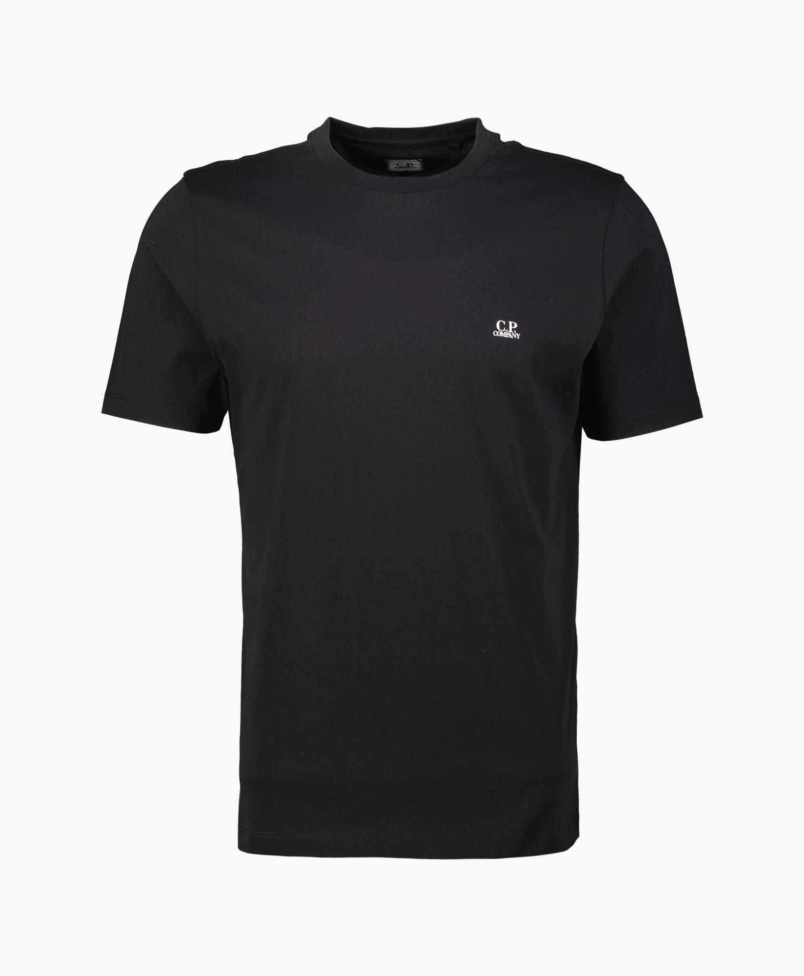 Cp Company T-shirt 30/1 Jersey Small Logo Zwart