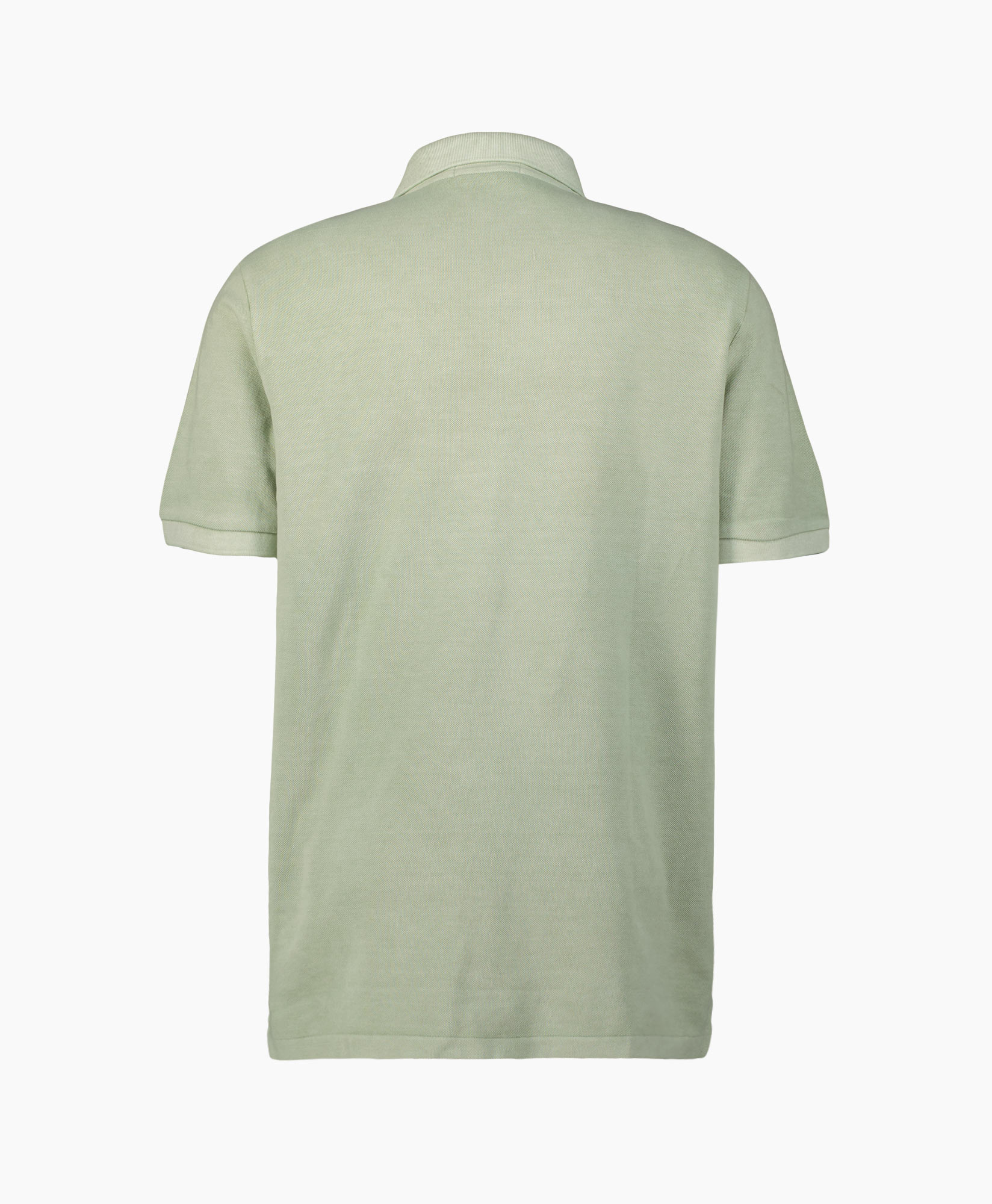 Polo Cotton Garment Dyed midden groen