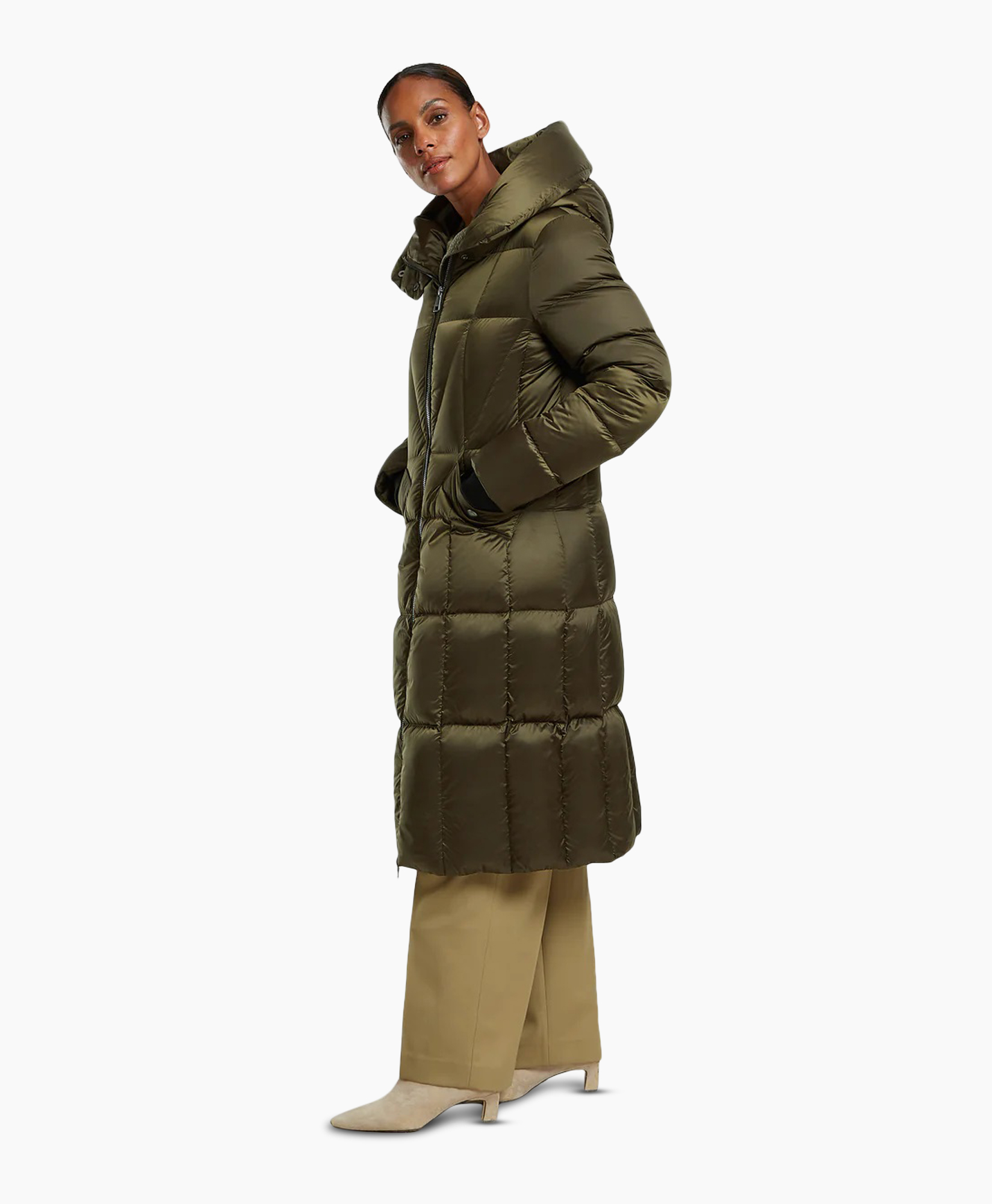 Gewatteerde Jas Kyra Coat Groen