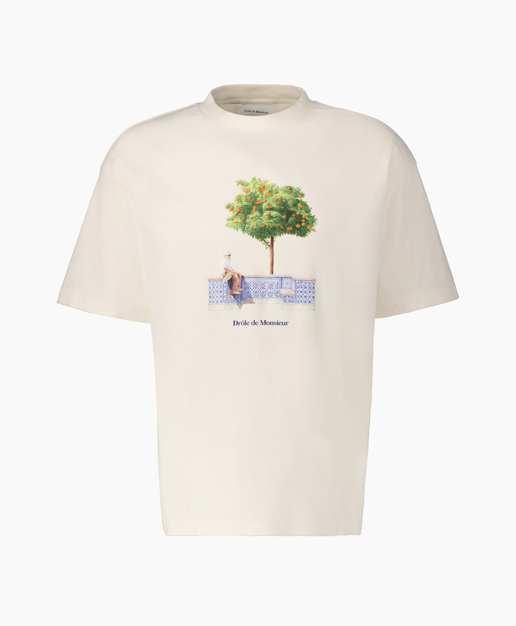 Drole De Monsieur T-shirt Le T-shirt Oranger Off White