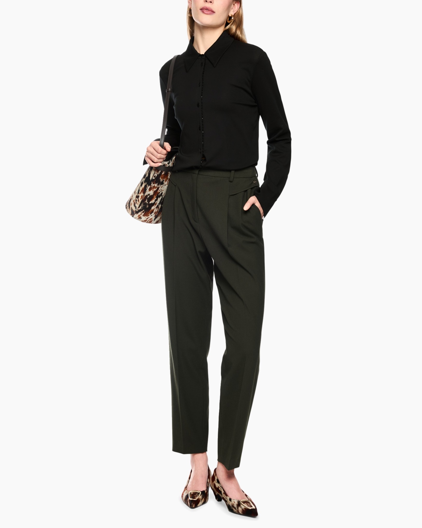 shirt, zwart, gekraagd, lange_mouw, broek