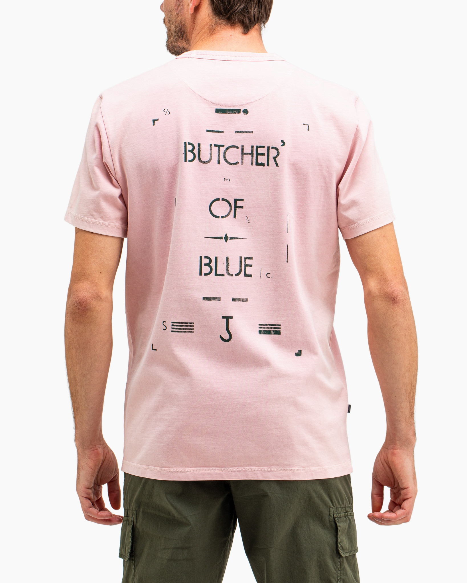 T-shirt Korte Mouw Army Stencil Tee Rose