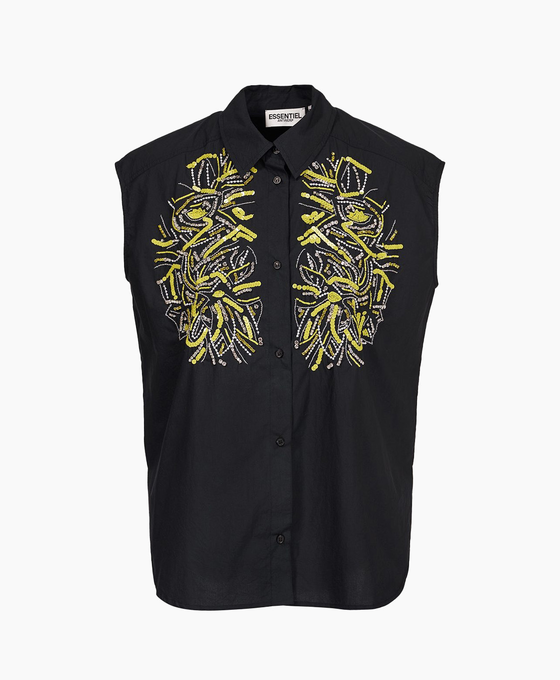Essentiel Blouse Dirtbag Zwart