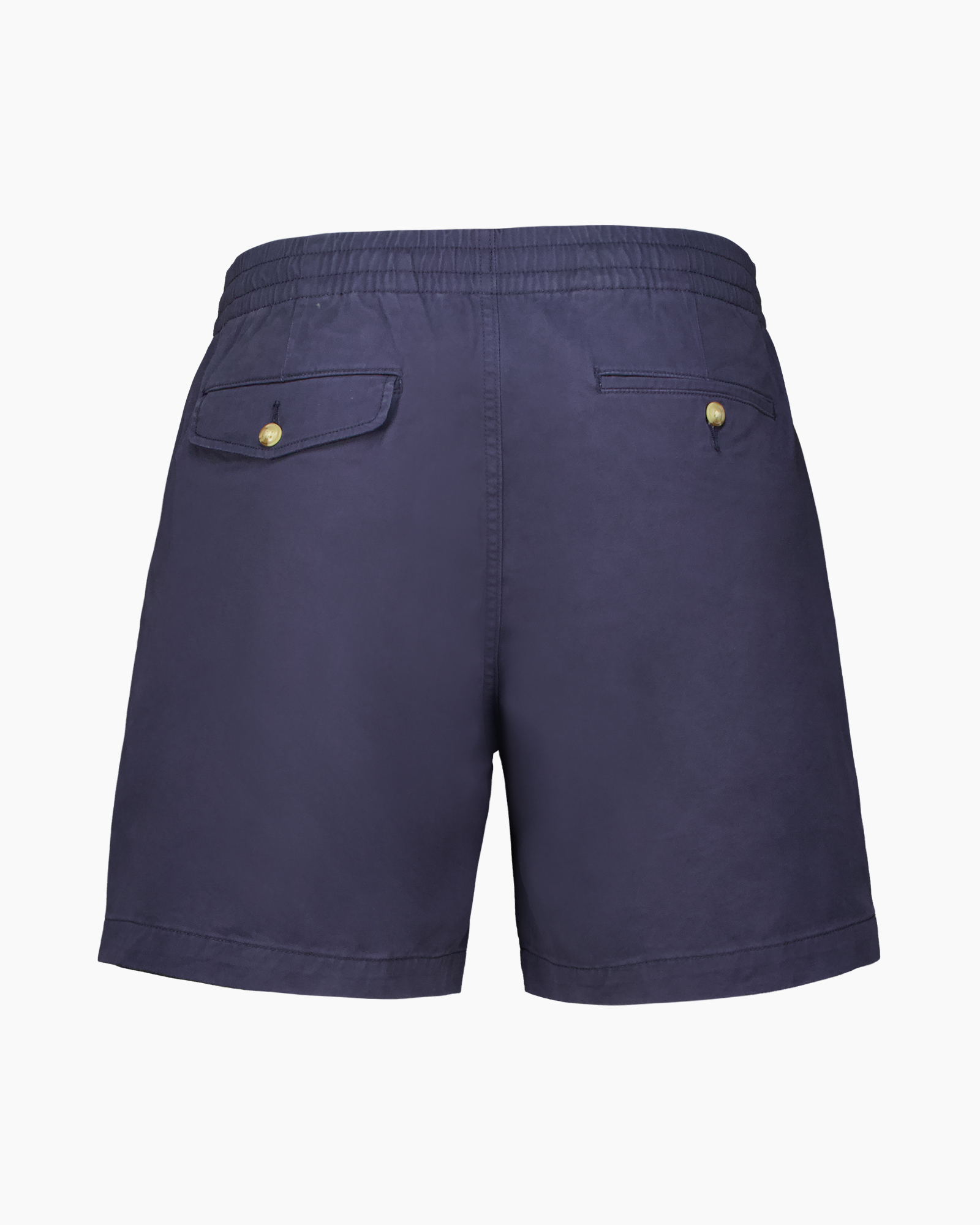 shorts, navy, elastic waistband, knop, eenvoudig