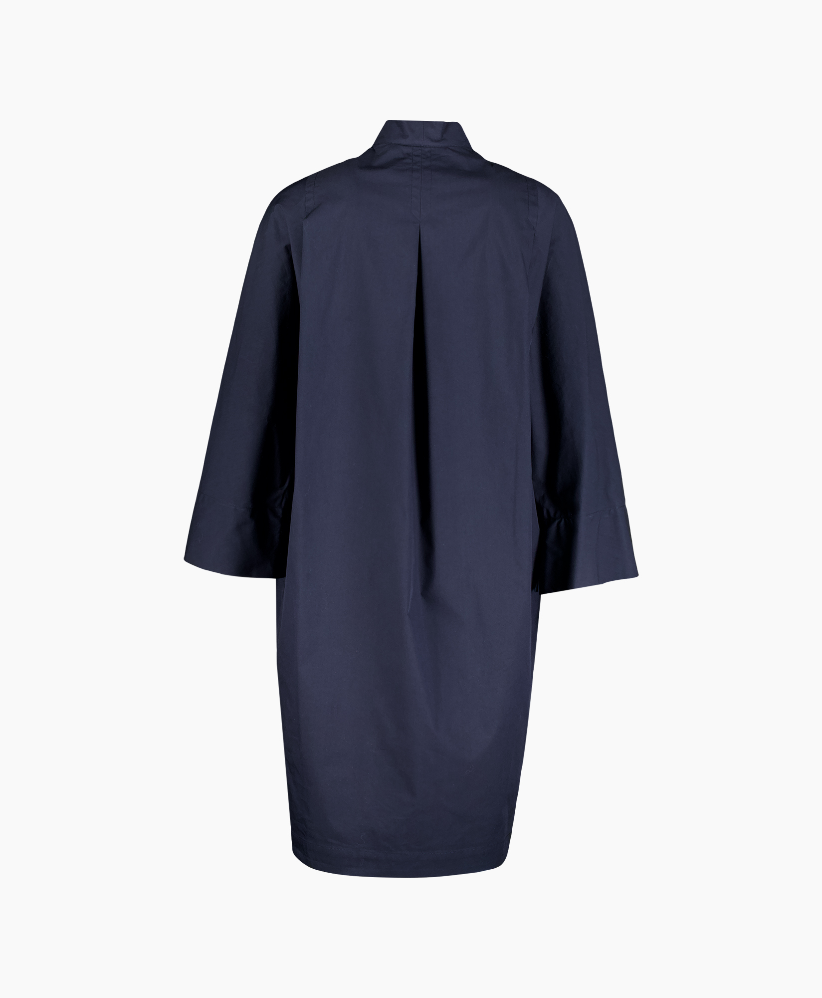 poncho, jurk, tuniK, navy, effen