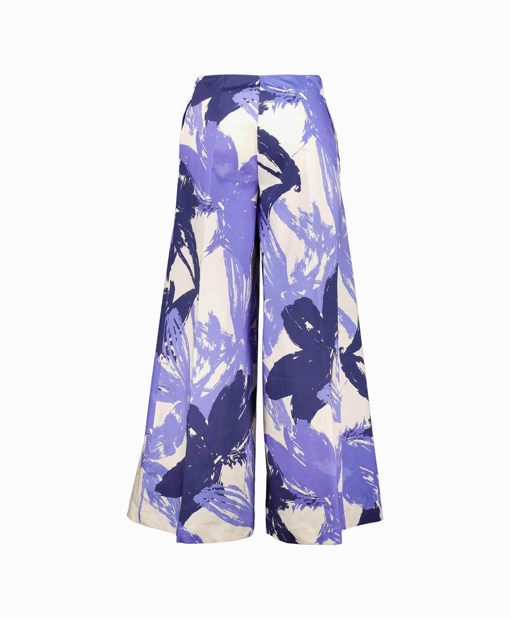 Liviana Conti  Broek F3su79 Blauw dessin