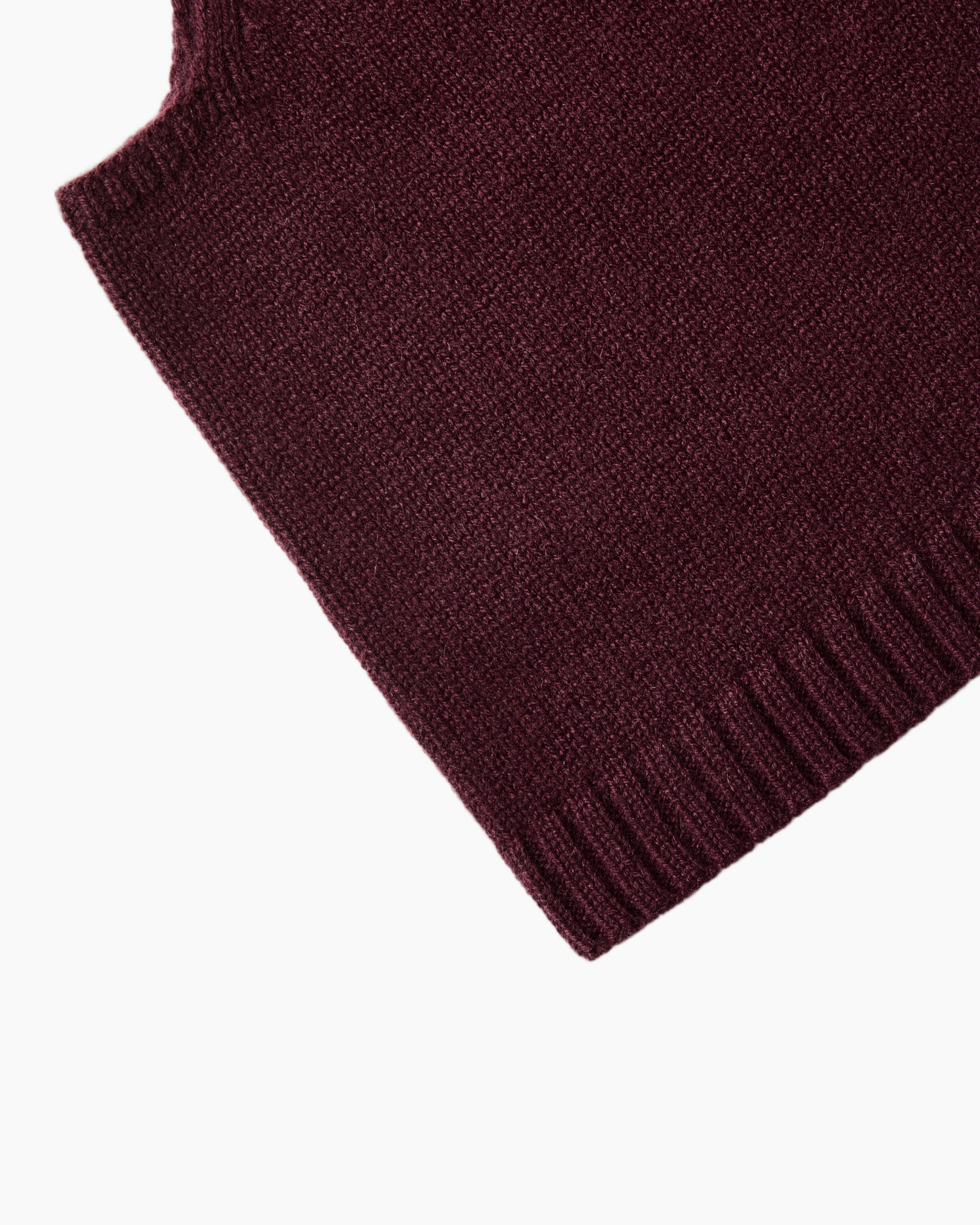 Hoed/pet Cille Cashmere Blend Balaclava Aubergine