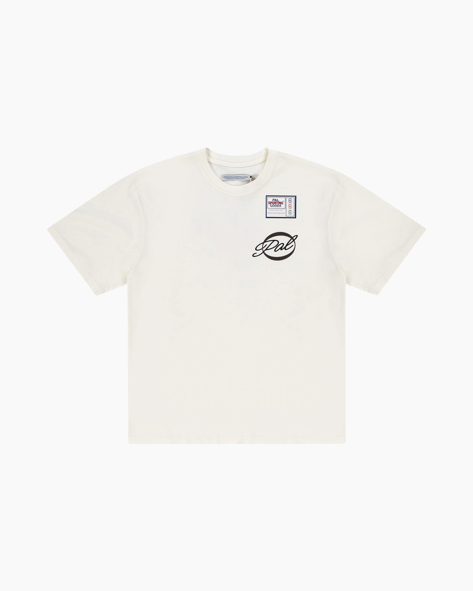 T-shirt Korte Mouw Wolds Ecru