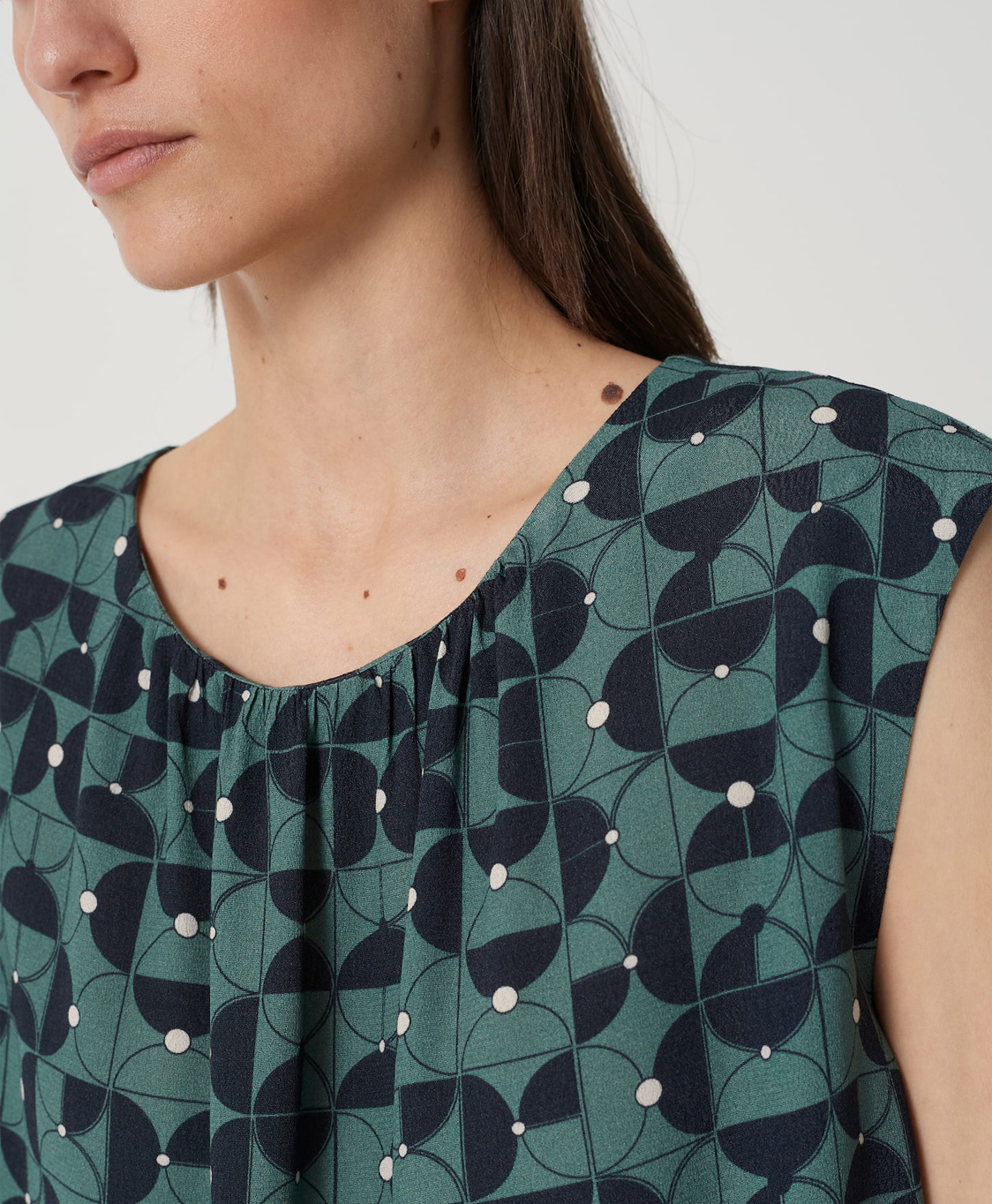 Someday Top Zacci Graphic Groen