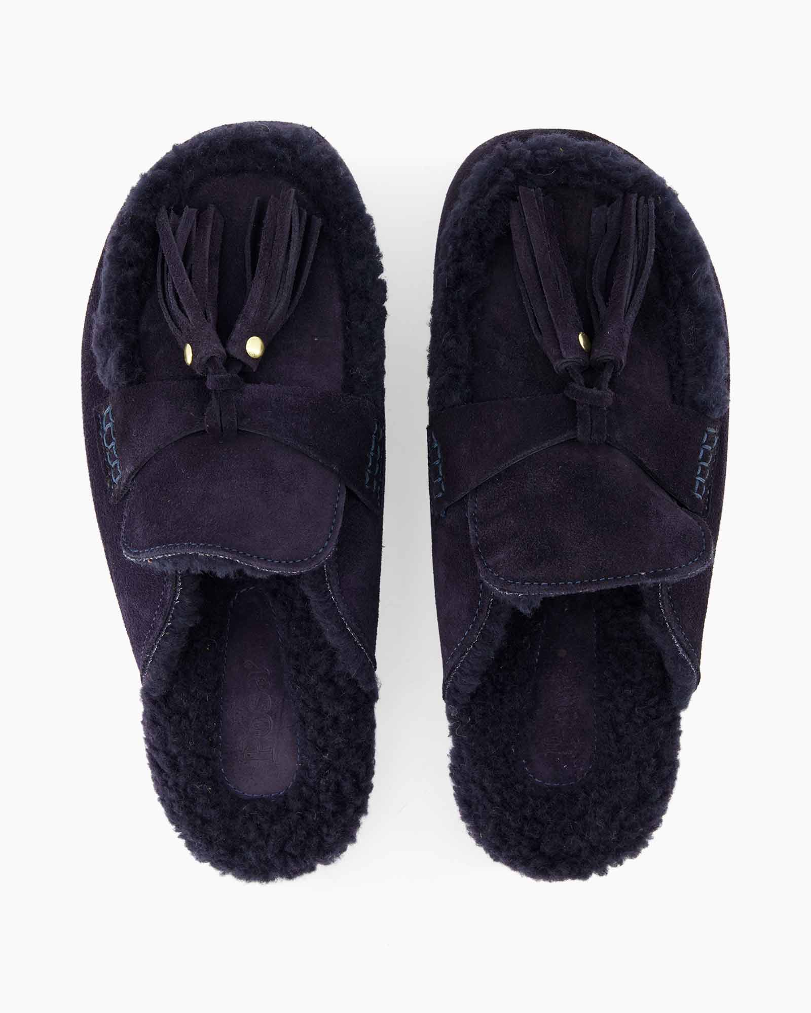 -slippers, moccasins, loafers, faux-fur, paars