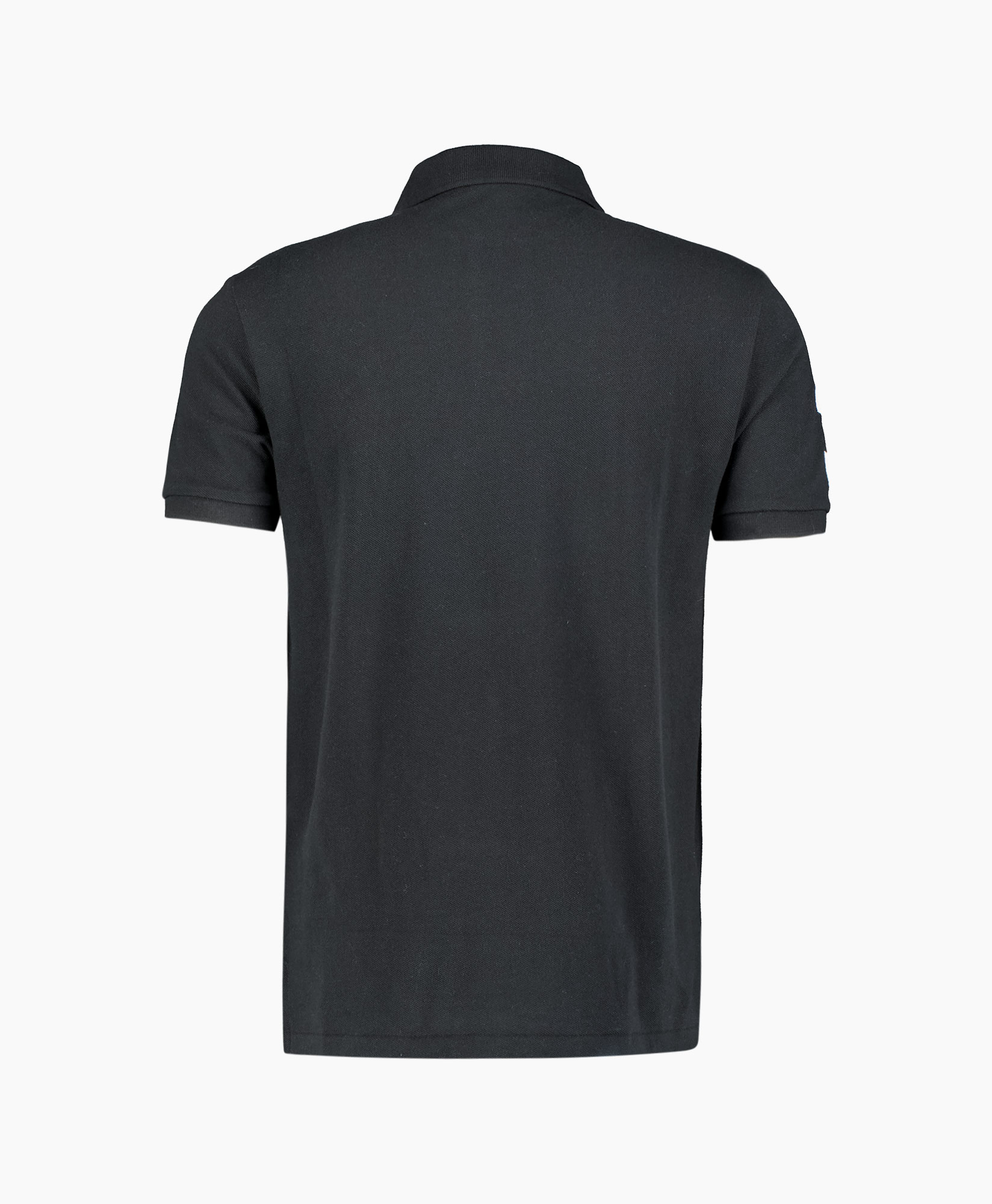 Polo Mesh Big Logo Zwart
