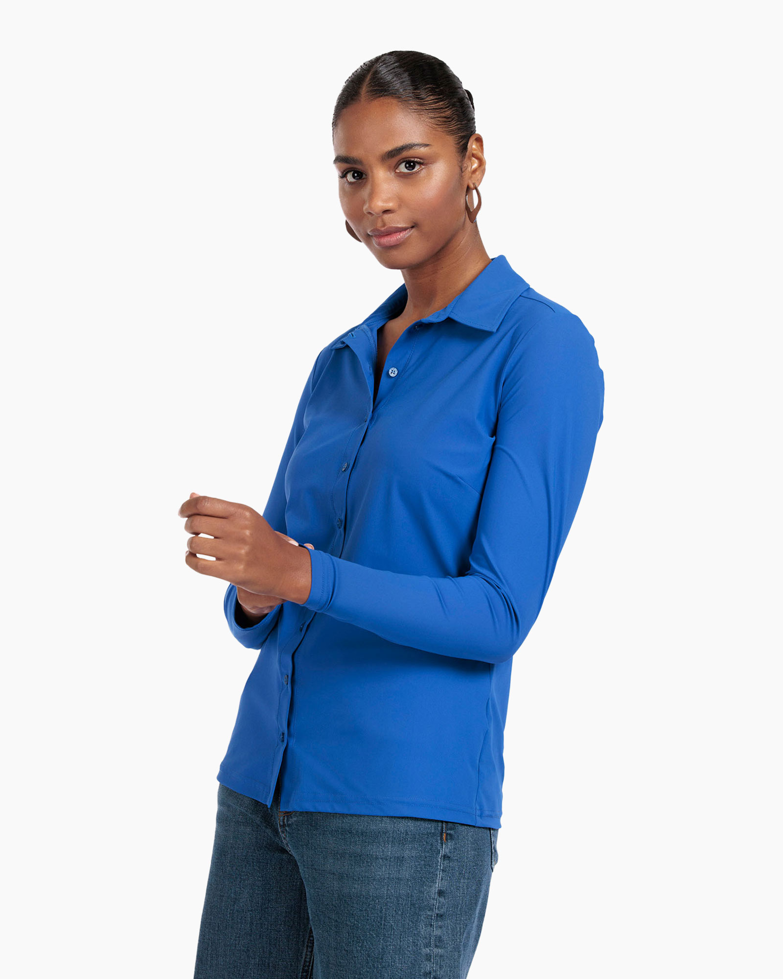 Top & T-shirt Poppy Shirt Licht Blauw