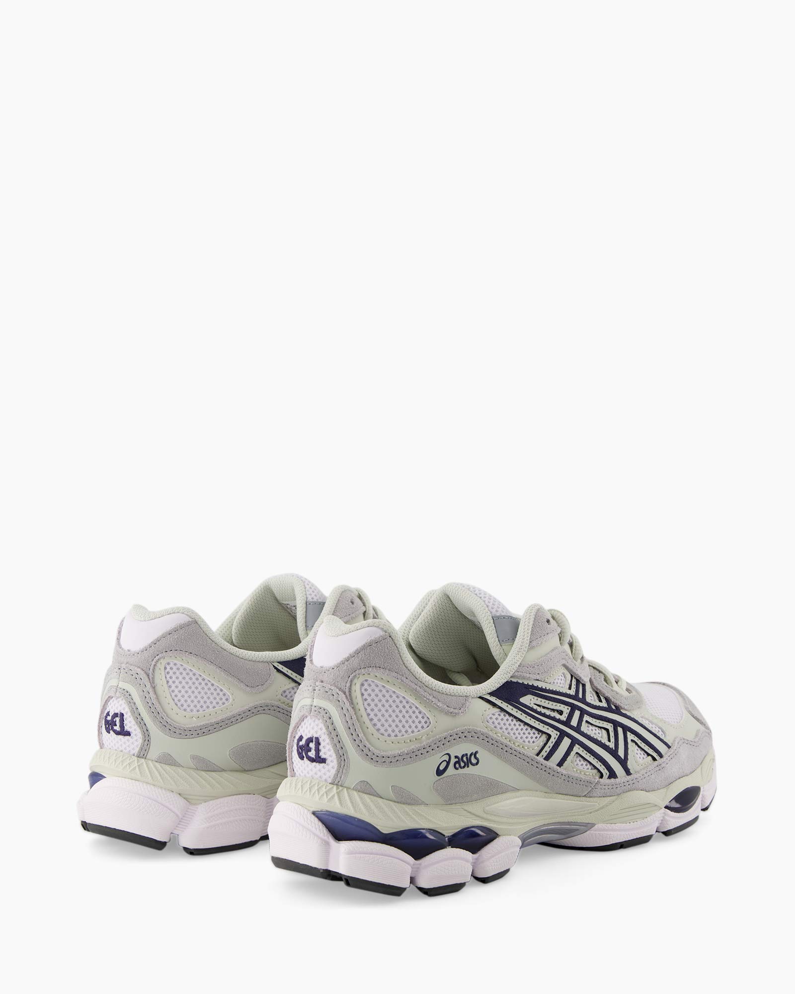 hardloopschoenen, sneakers, mesh, grijs-paars, dames