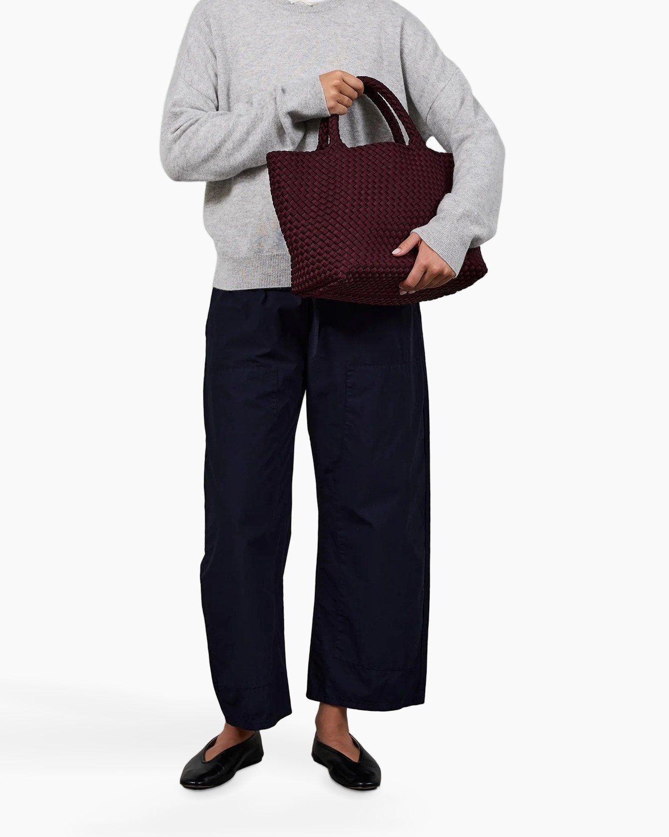tassen, geweven, burgundy, hoes, tote
