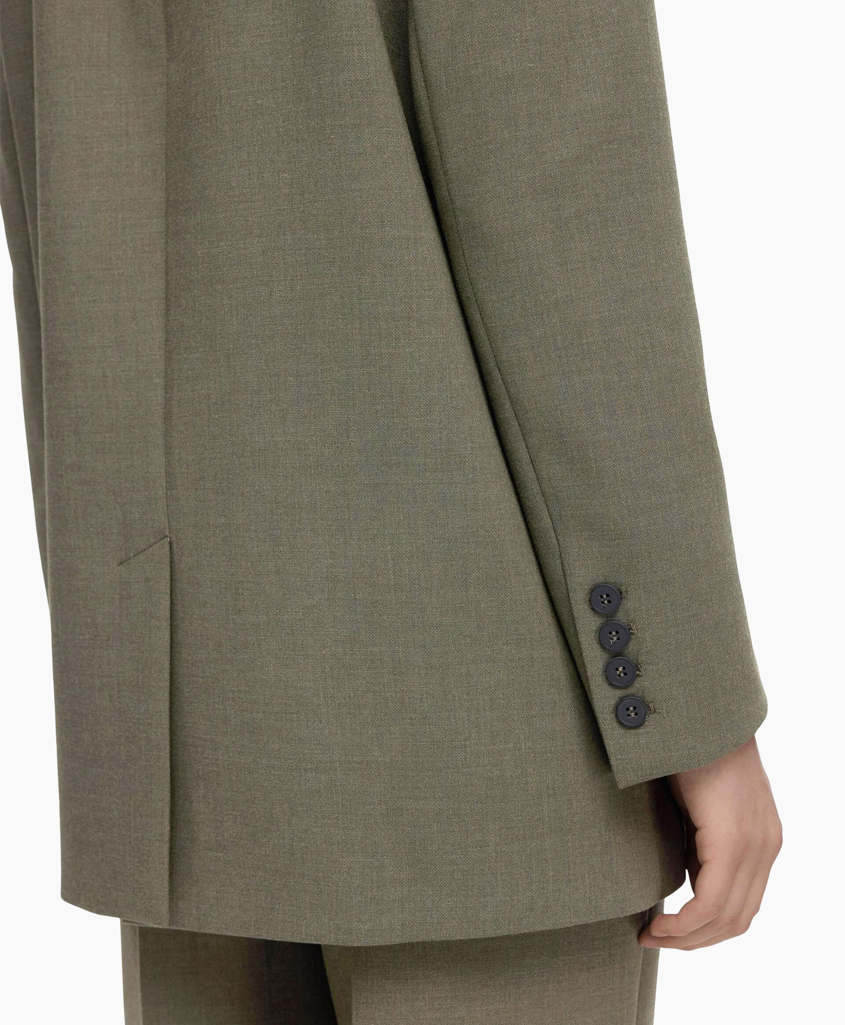 Jasje Rita Ls Relaxed Blazer Mel Noos Groen