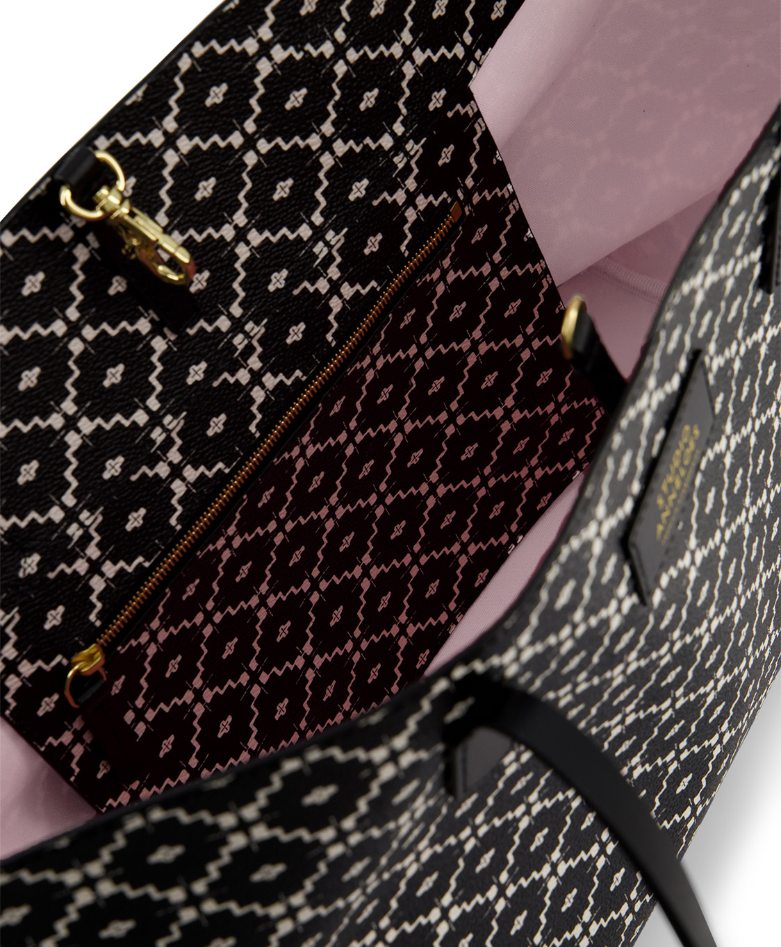 Studio Anneloes Tas Shopper Sa Print Zwart