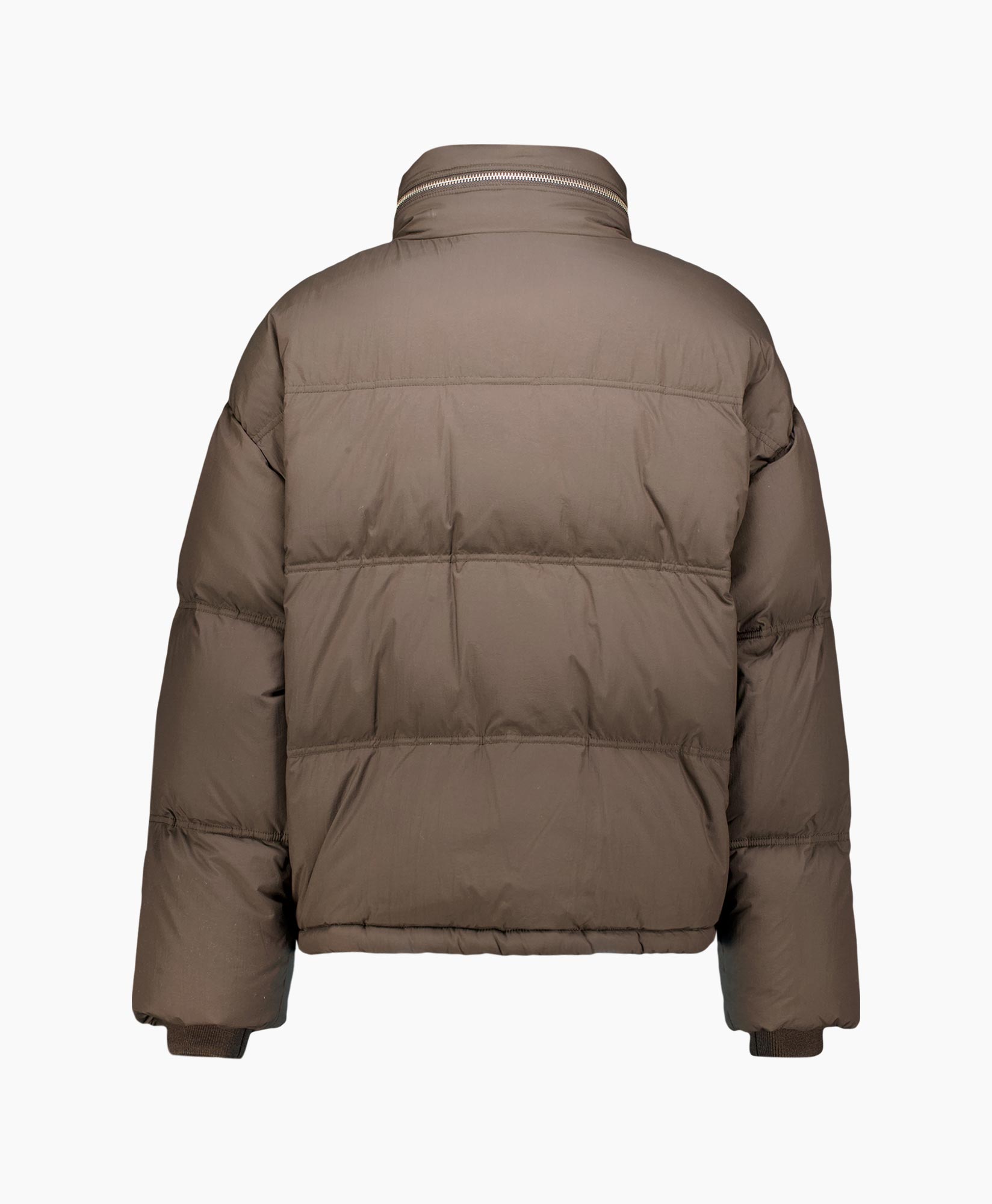 Gewatteerde Jas Ami De Coeur Down Jacket Donker Bruin