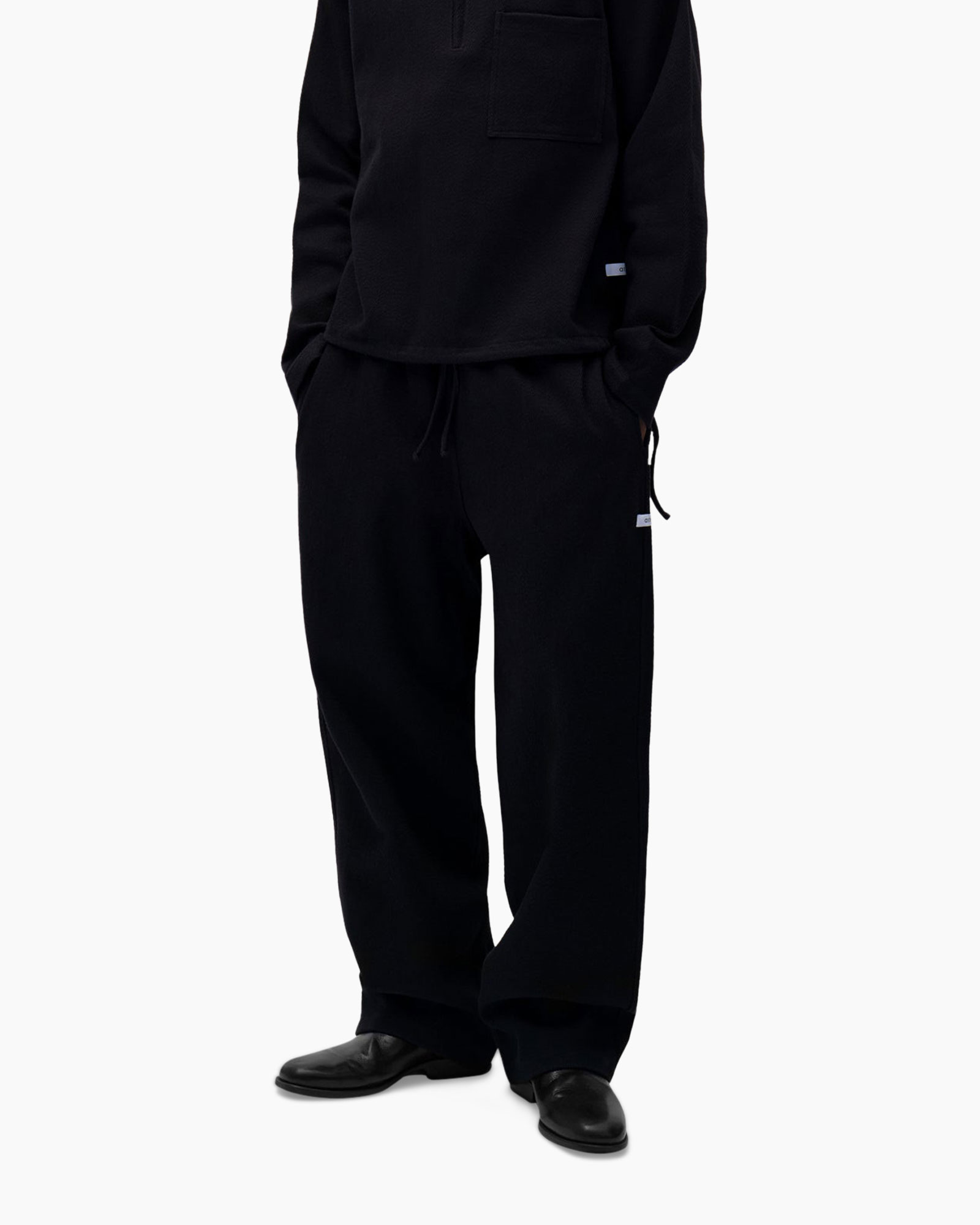 Pantalon Label Pants Zwart
