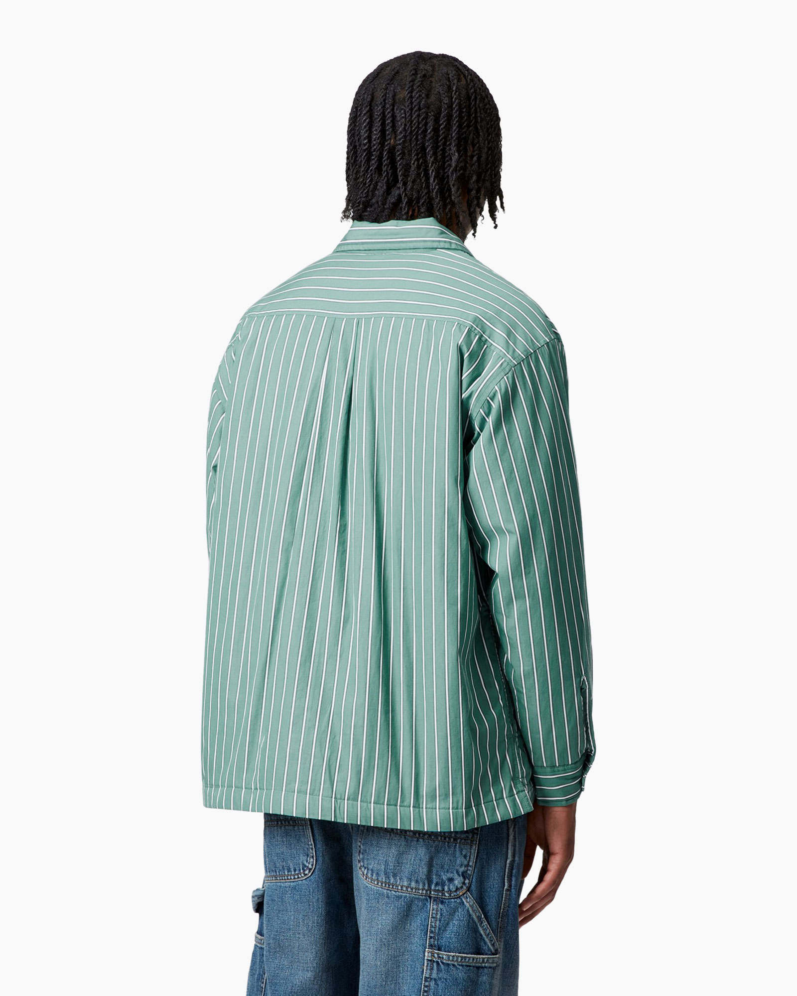 Overshirt Grimsby Shirt Jac Poplin Licht Blauw