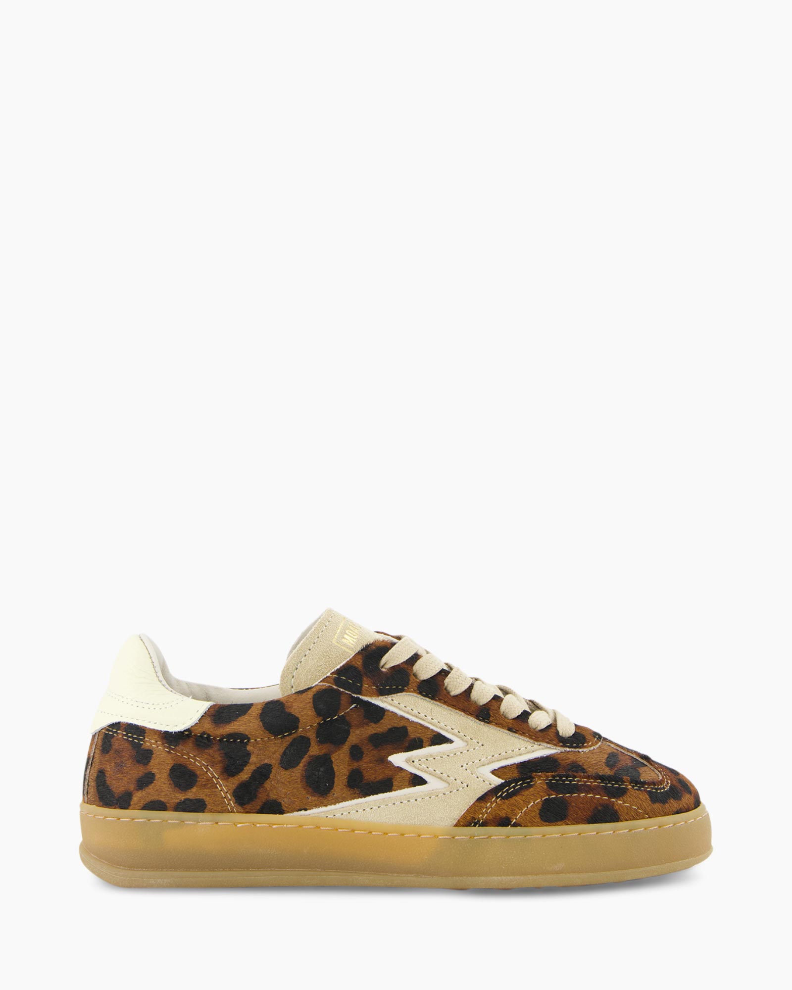 Sneaker Club Horsy Leopard Bruin