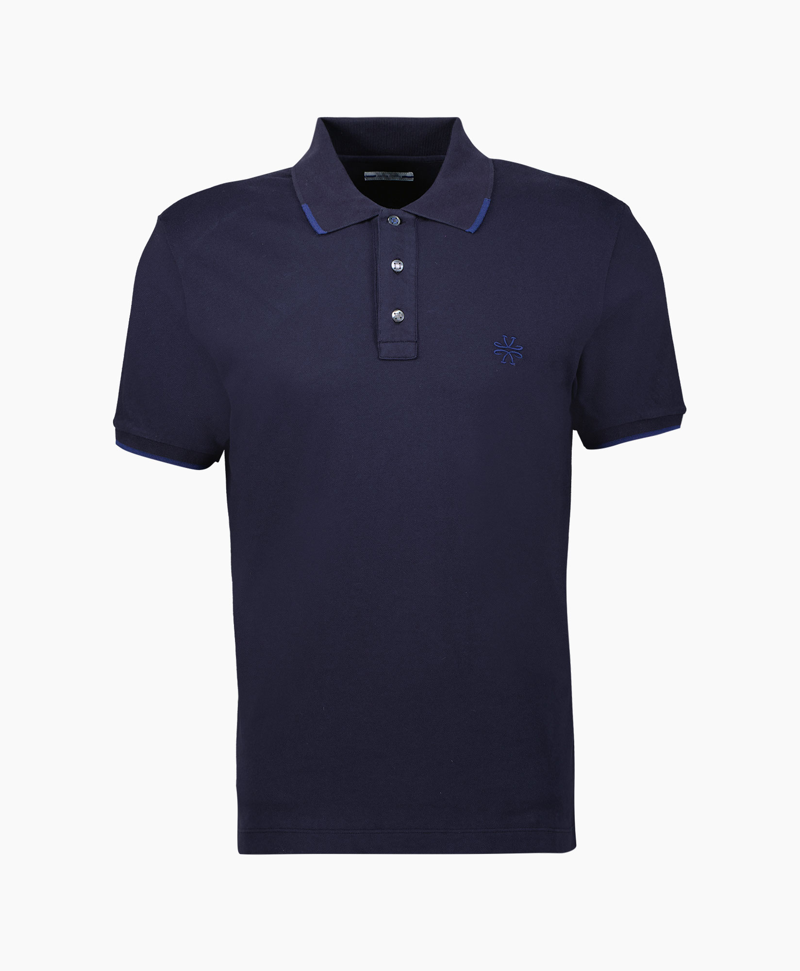 Jacob Cohen Polo Manica Corta Donker Blauw