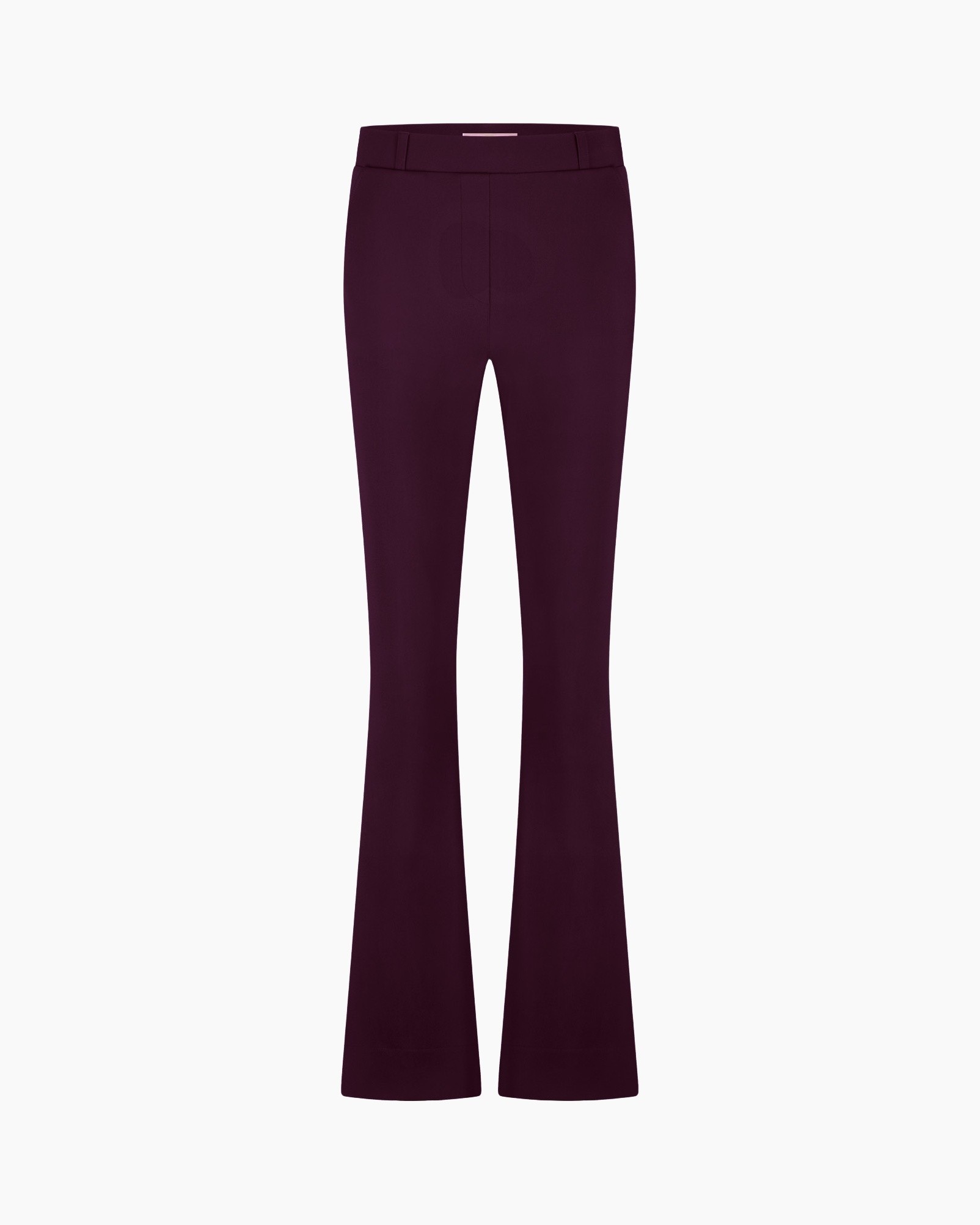 broek, broeken, flare, bordeaux, fashion