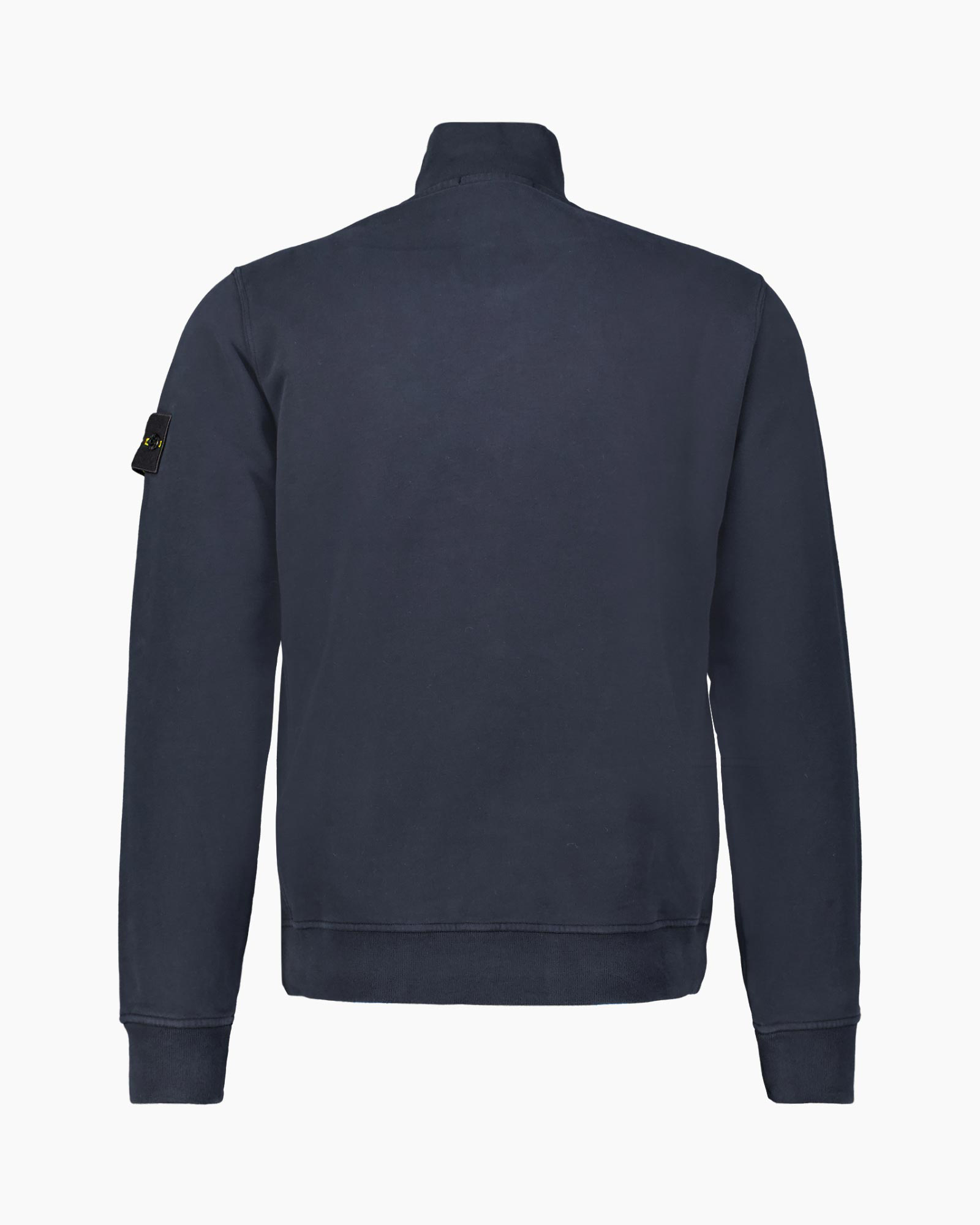 jas, rits, marineblauw, kraagloze, afwijking
