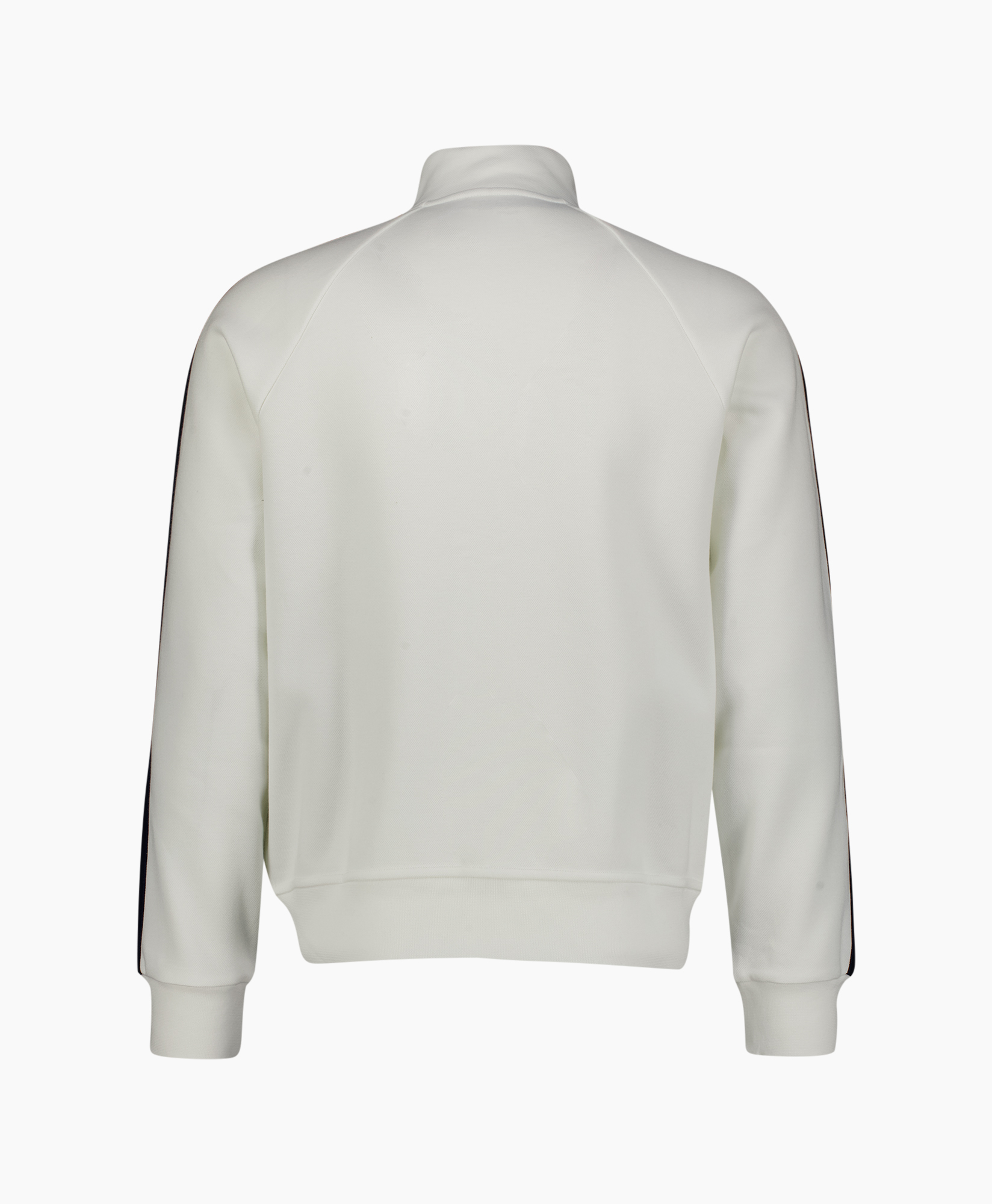 baajacke, brede rits, wit, lange mouwen, polo-logo