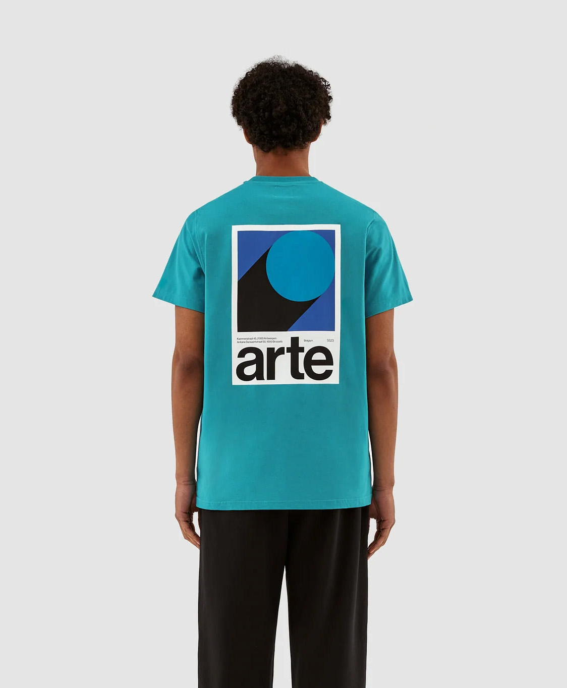 Arte Antwerp T-shirt Back Print T-shirt Aqua