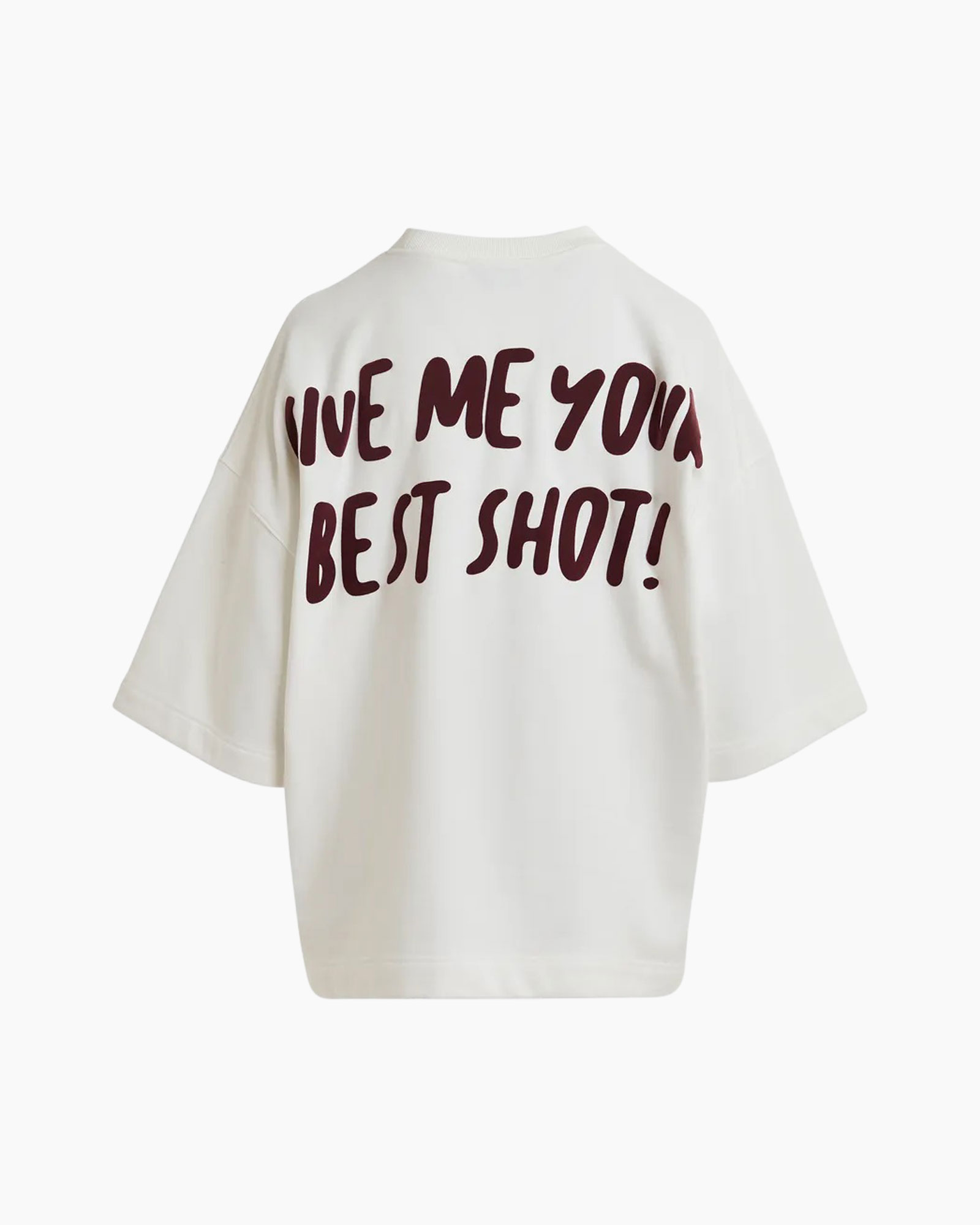 t-shirt, short sleeve, white, graphic, back print