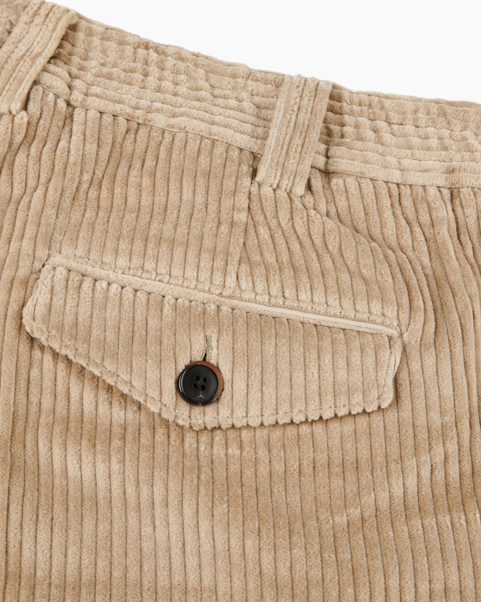 Short Trouser Cord Lf L.beige Beige