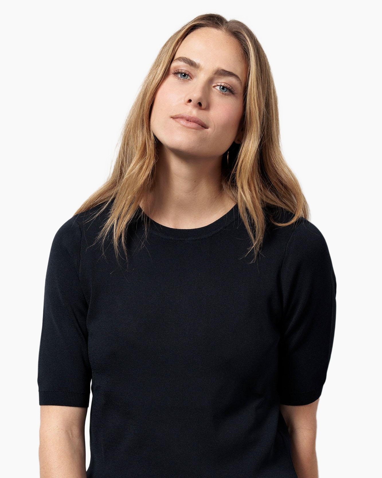 Pullover Lana Ssl Solid Pullover Donker Blauw