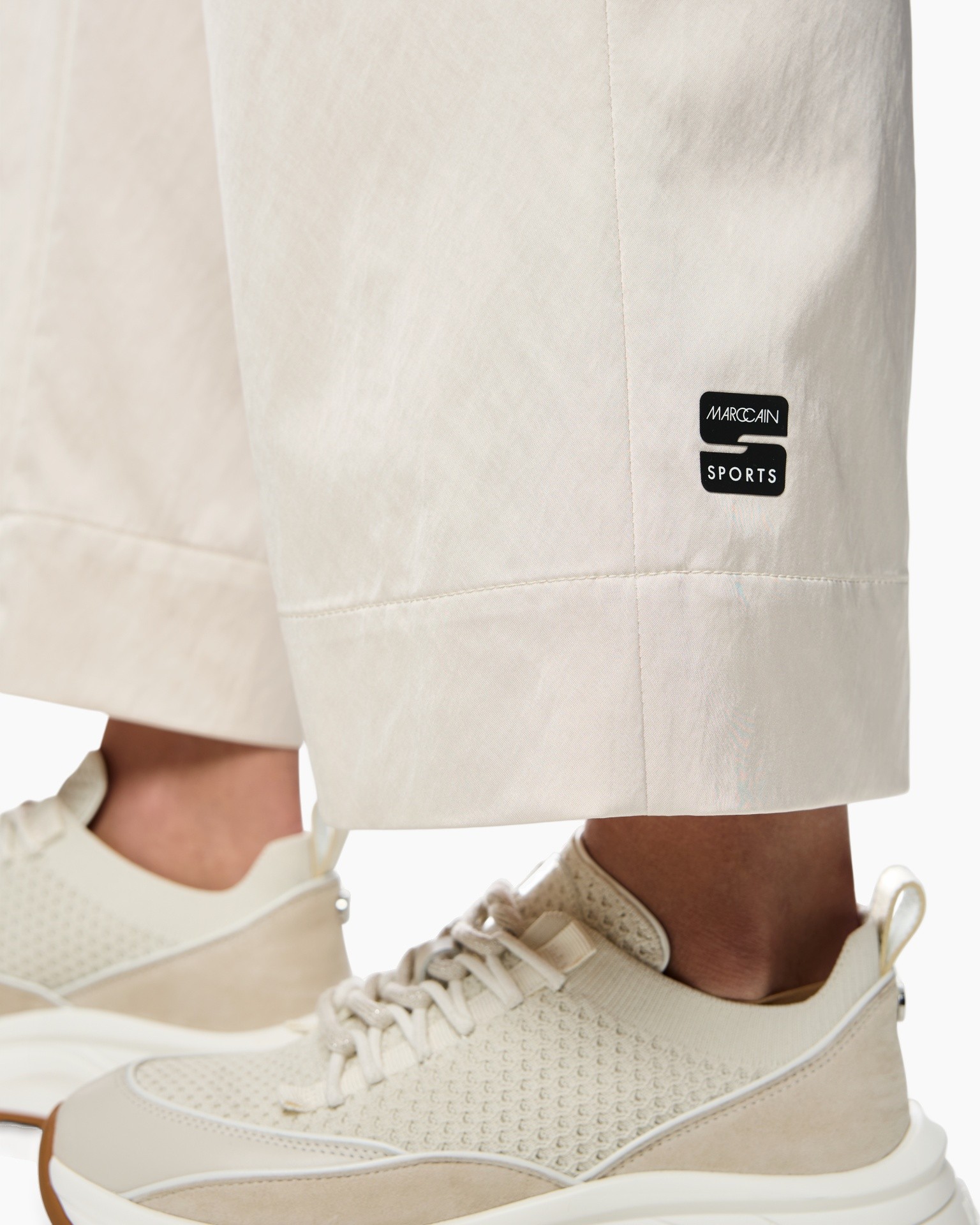broek, shorts, logo, sports, beige