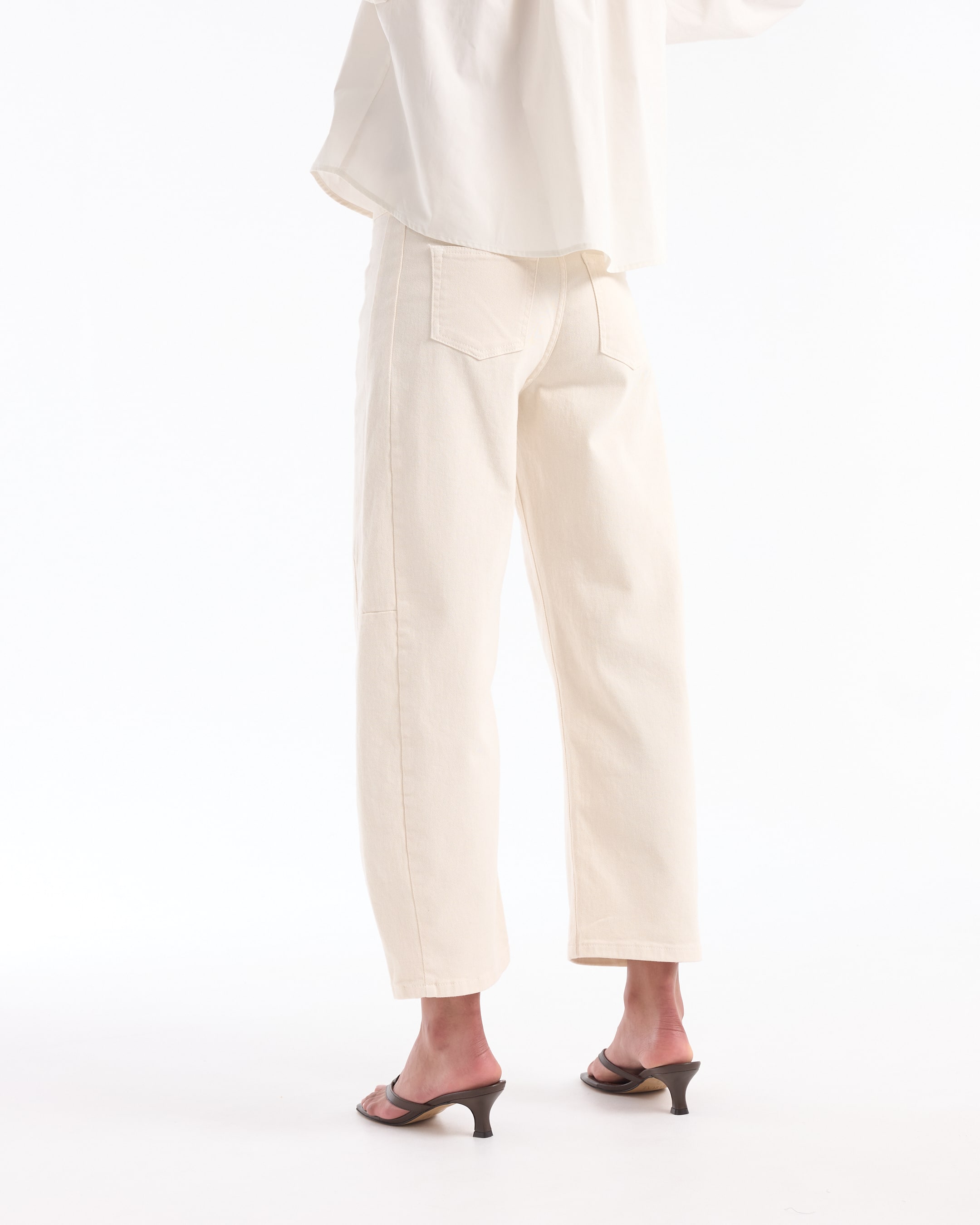pants, beige pants, trousers, mid-rise, slim fit