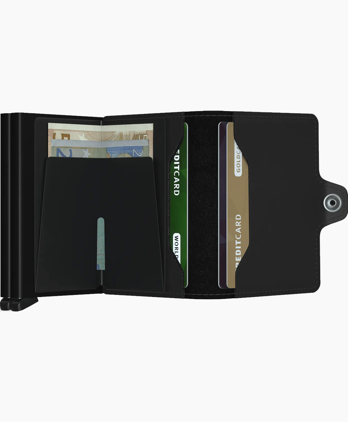 Secrid Diversen Twinwallet Matte Black Zwart