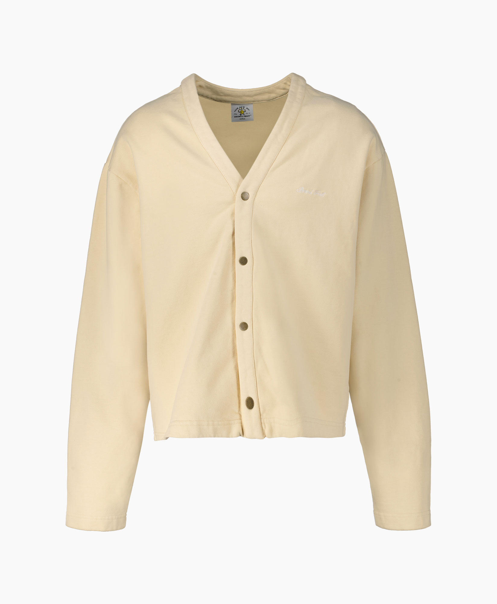 Bram's Fruit Vest Jersey Cardigan Beige