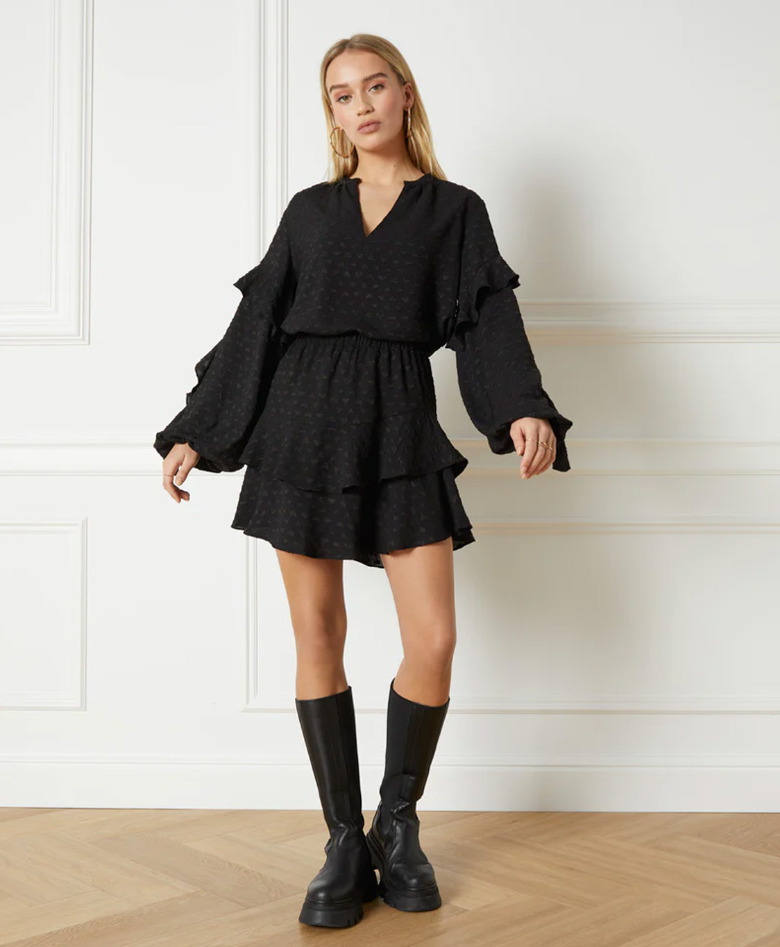 Refined Department Rok R2302251020 Zwart