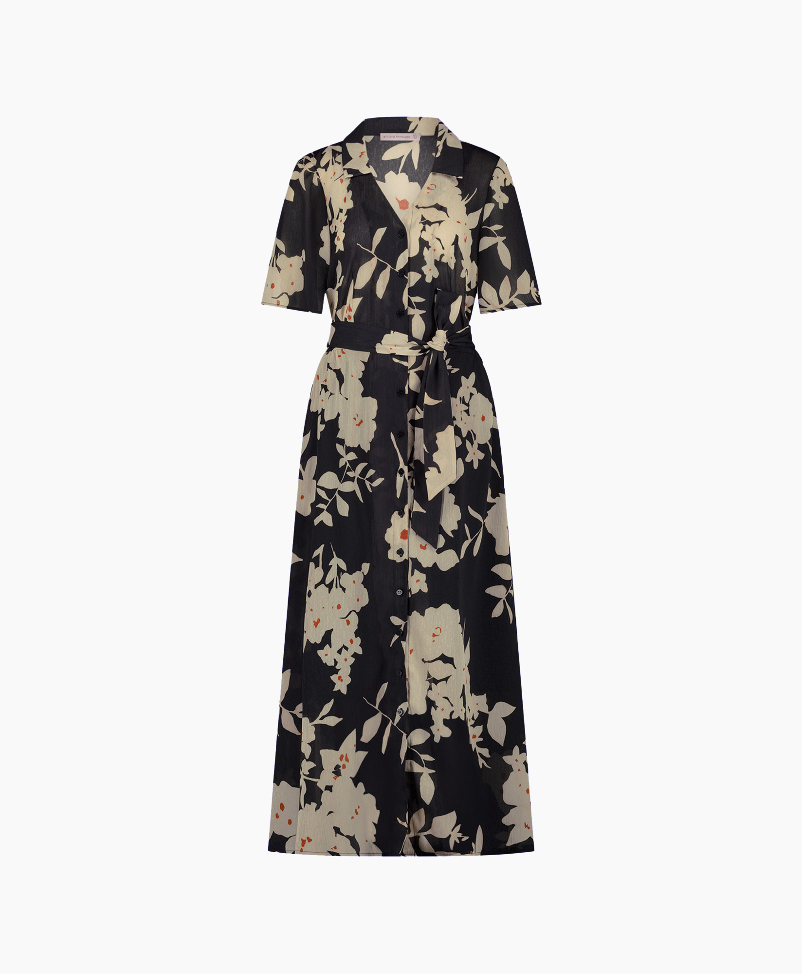 Jurk Anne Marije Dress Zwart dessin