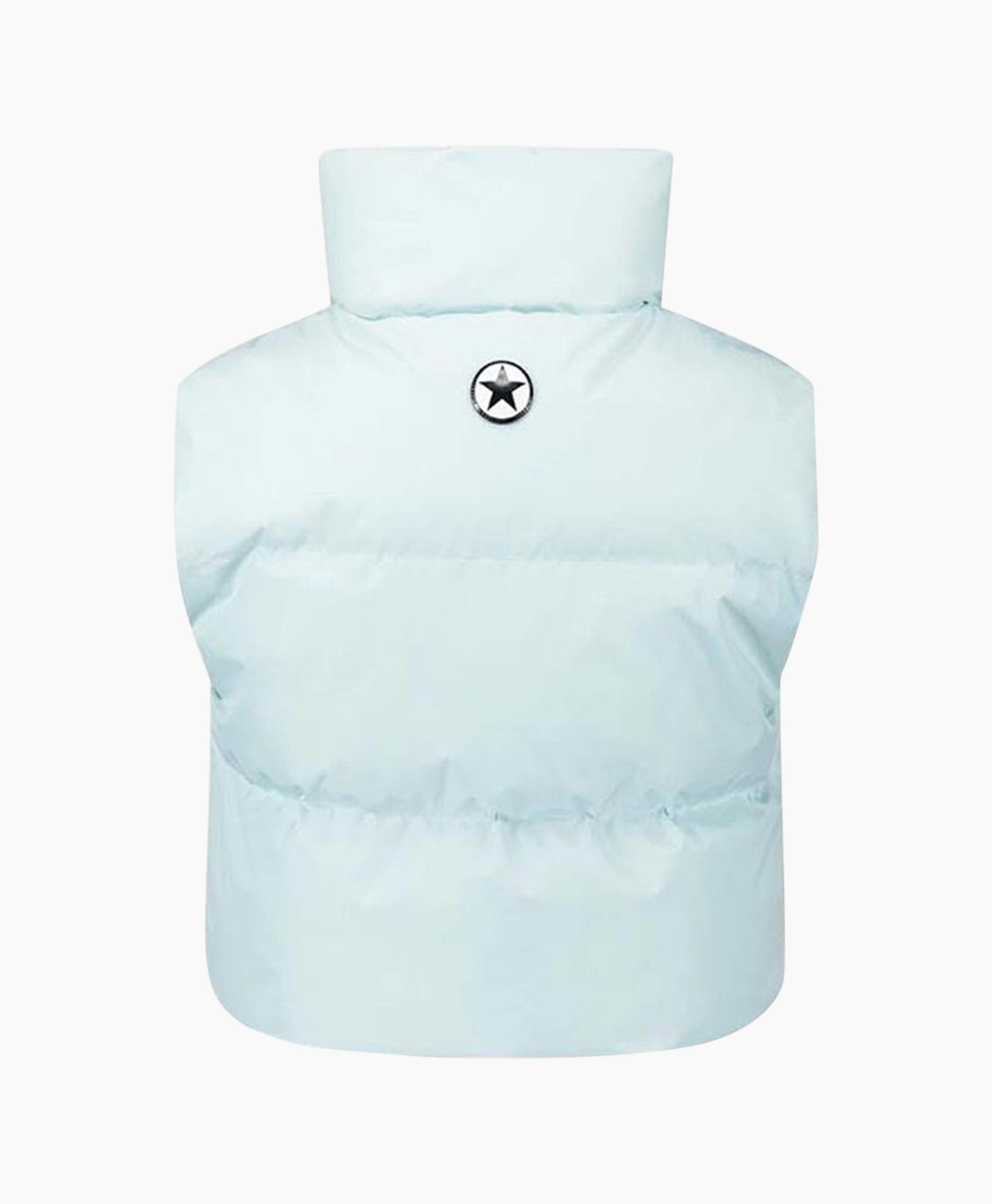 Airforce Bodywarmer Cropped Licht Blauw