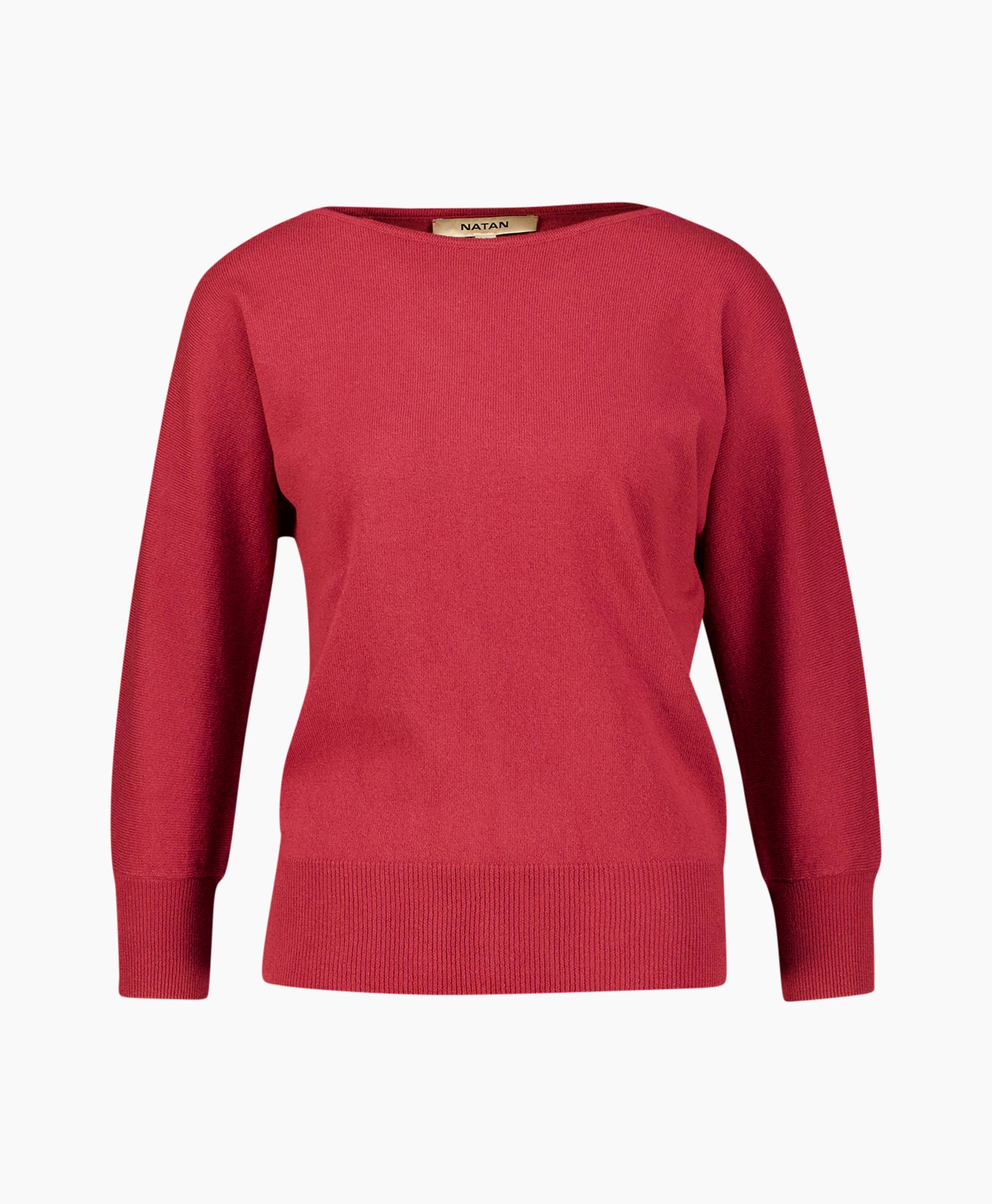 trui, pullover, Rood, lange mouwen, gebreid